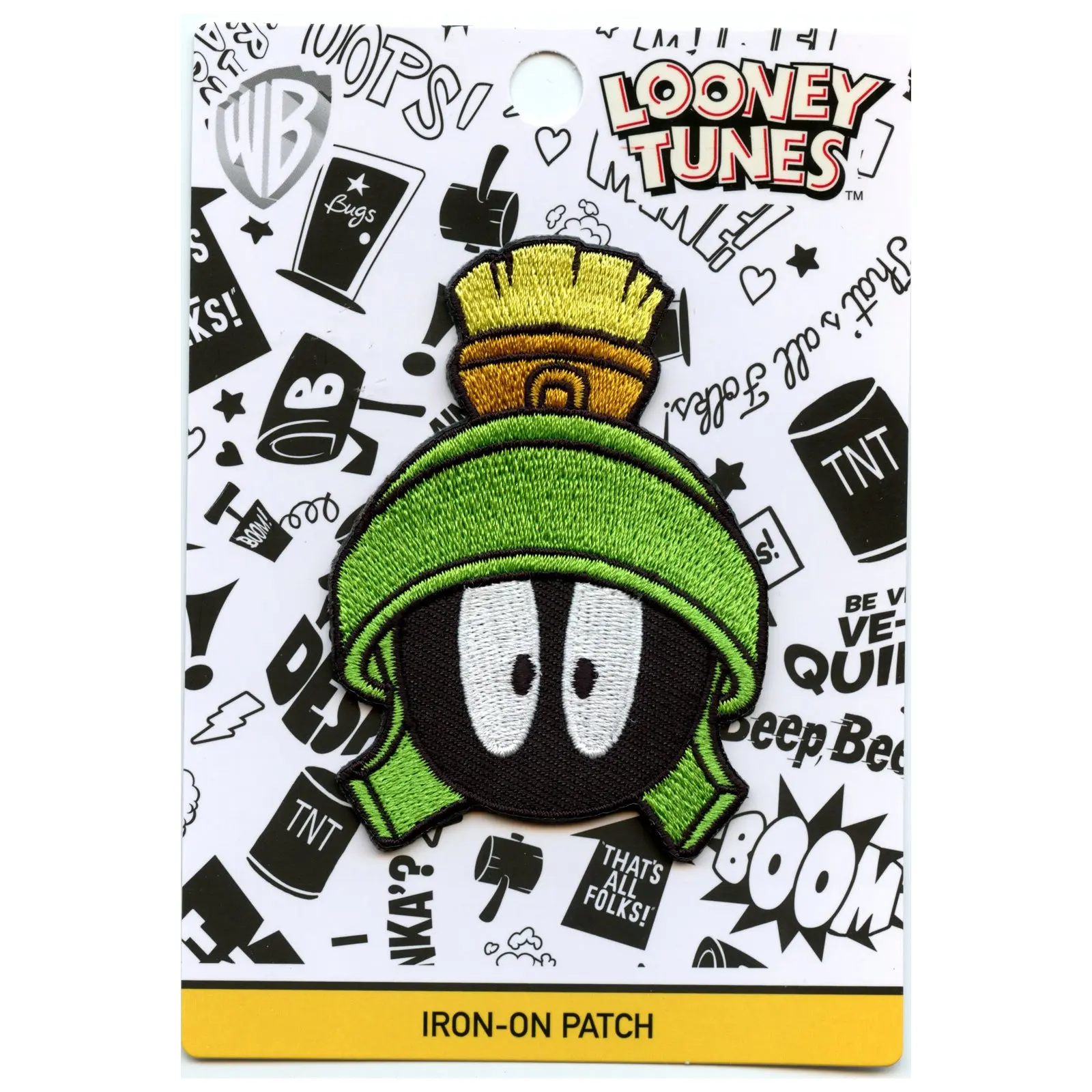 Official Marvin The Martian Embroidered Iron On Patch - Image 2