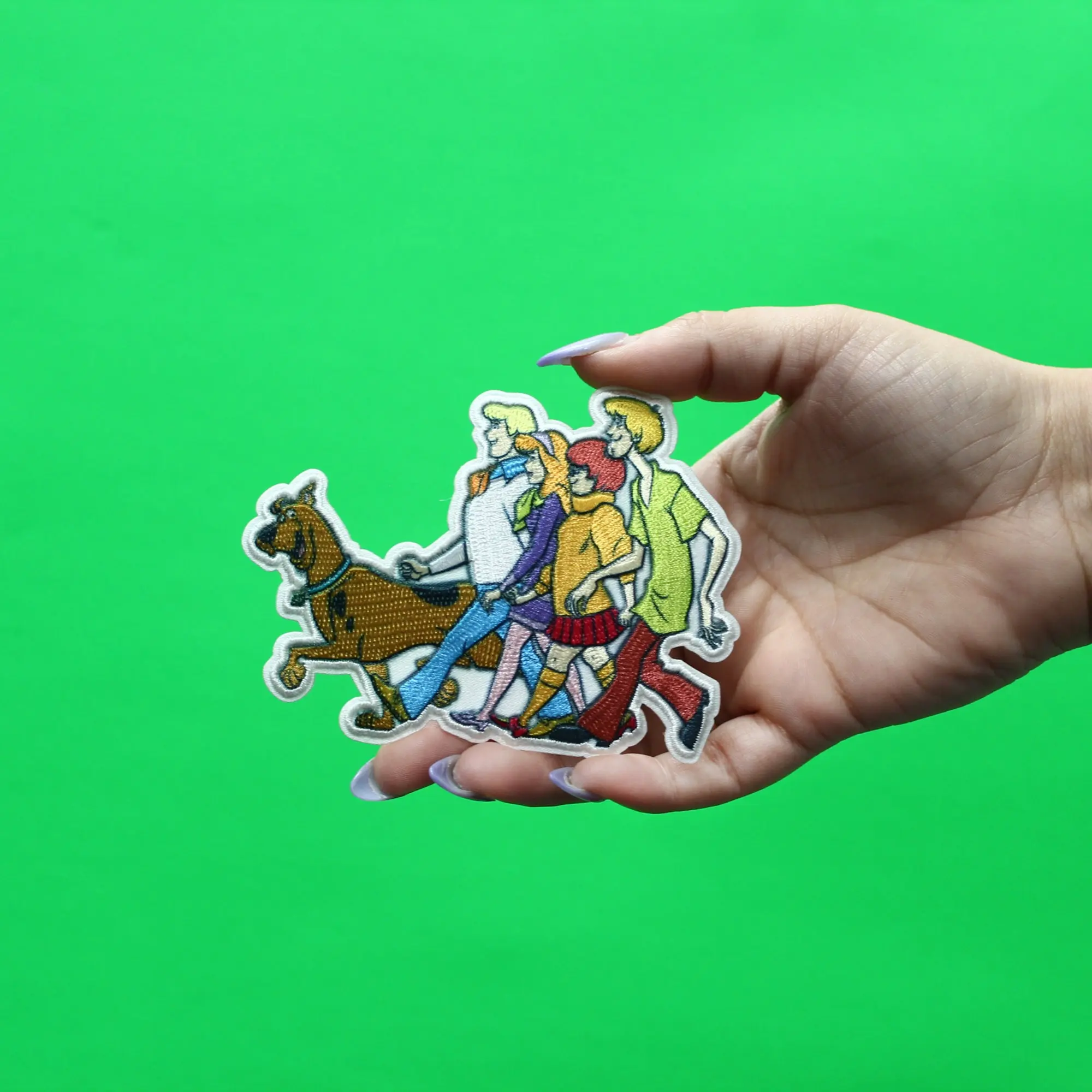 Official Scooby-Doo! Patch The Gang Embroidered Iron On - Image 2
