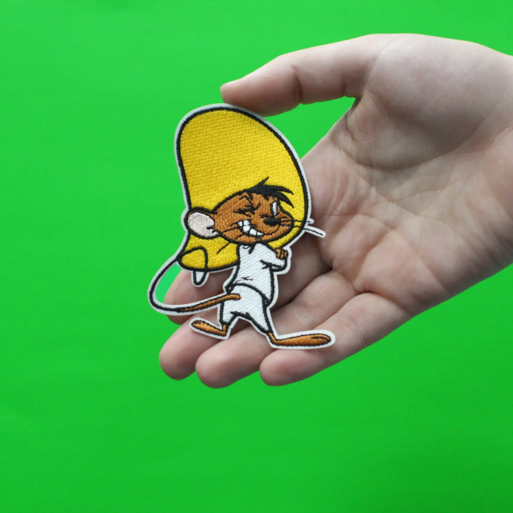 Official Speedy Gonzales Winking Mouse Embroidered Iron On Patch - Image 2