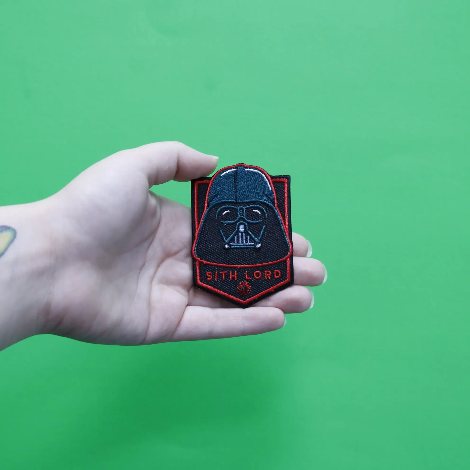 Official Star Wars Darth Vader "Sith Lord" Embroidered Iron On Patch - Image 3