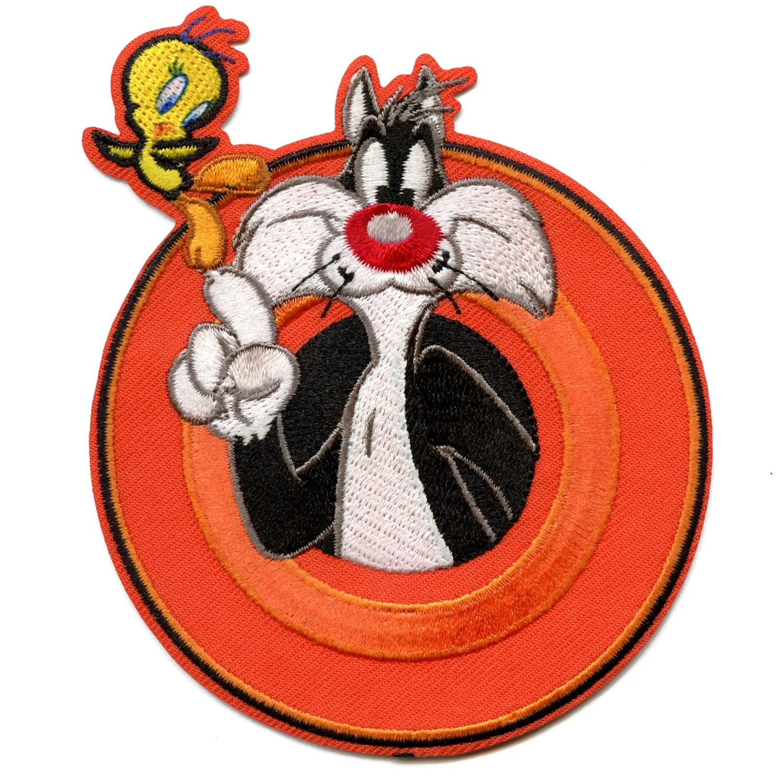 Official Sylvester The Cat And Tweety Bird Embroidered Iron On Patch