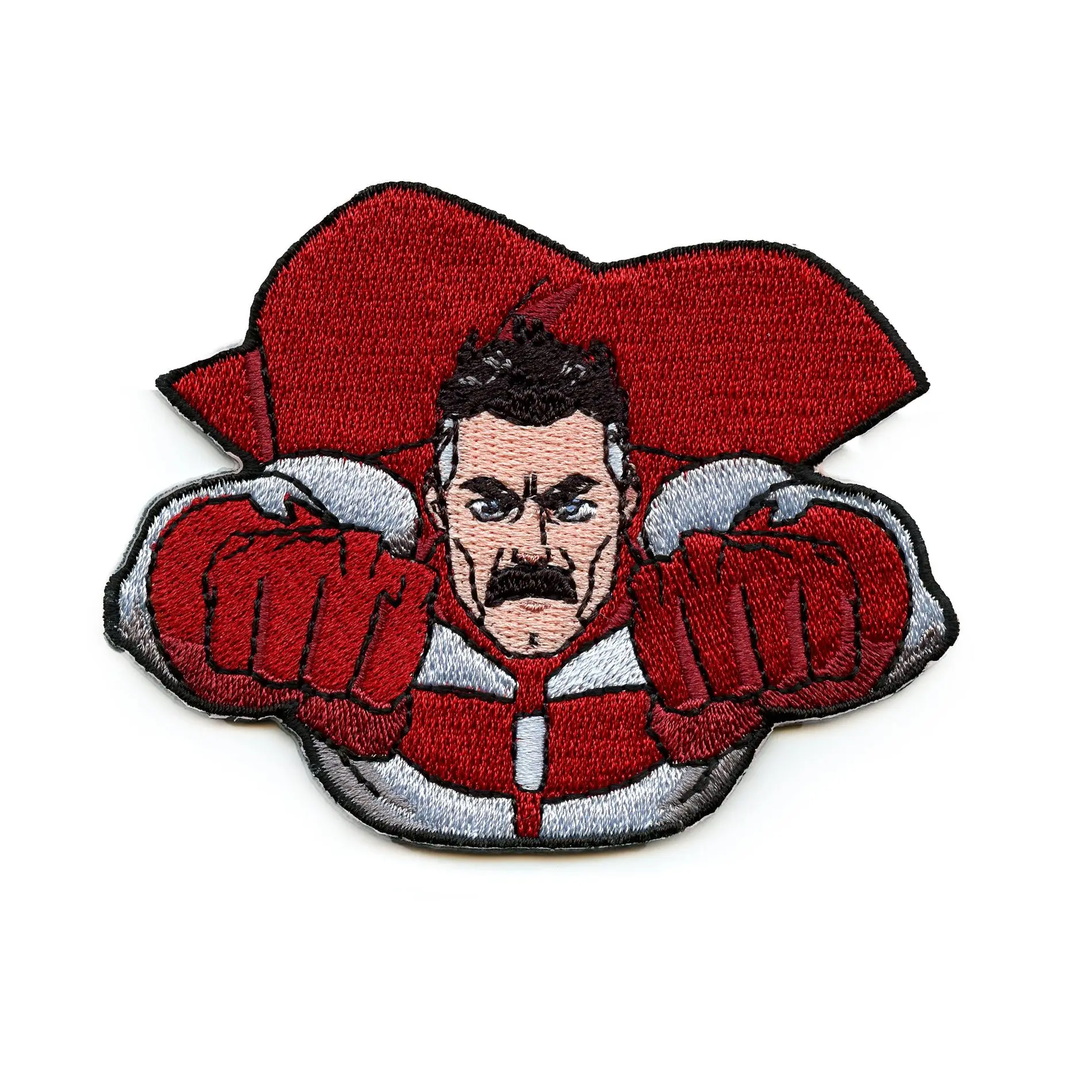 Invincible Omni-Man Flying Pose Patch Adult Superhero Series Embroidered Iron On