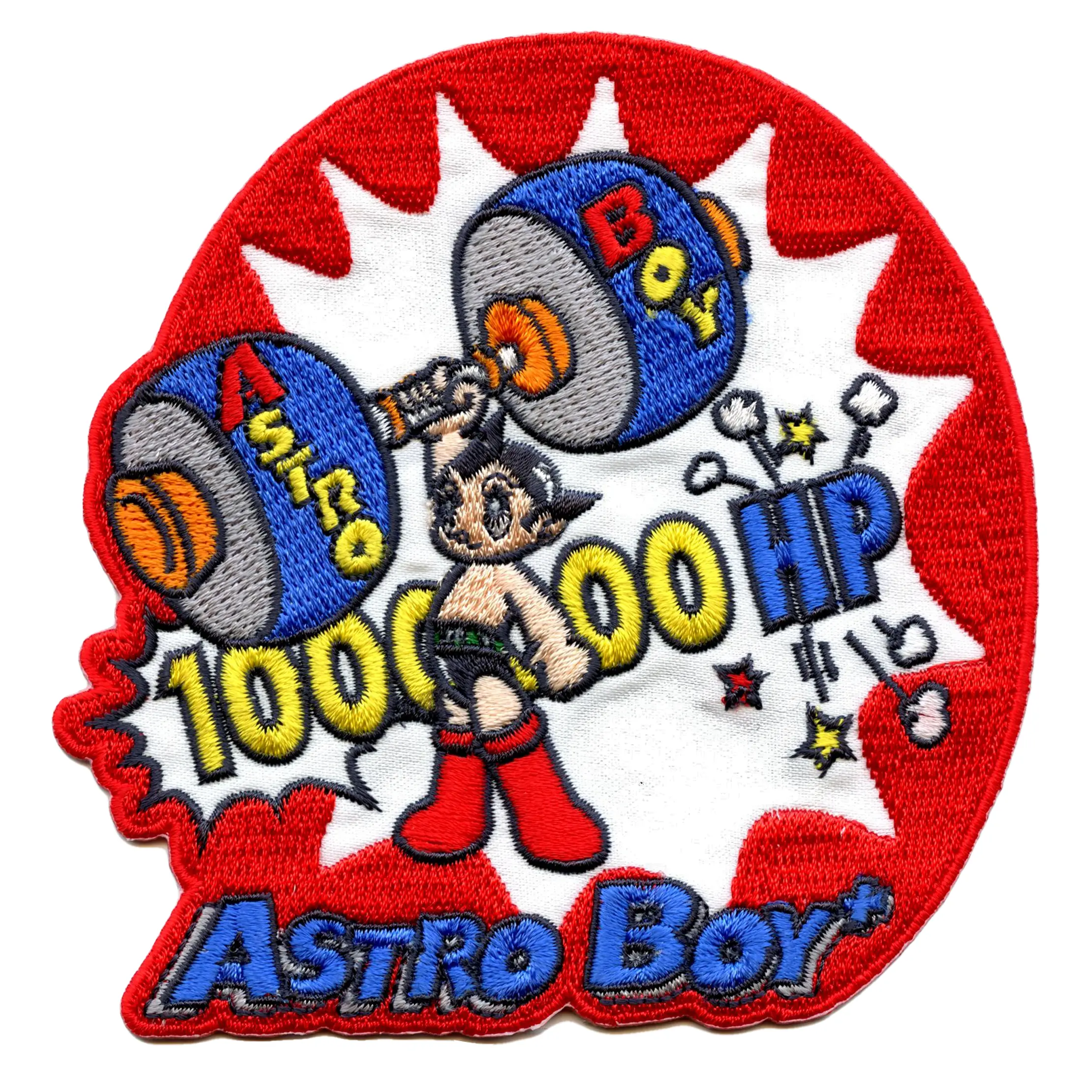 One Million HP Patch Astro Boy Anime Embroidered Iron On