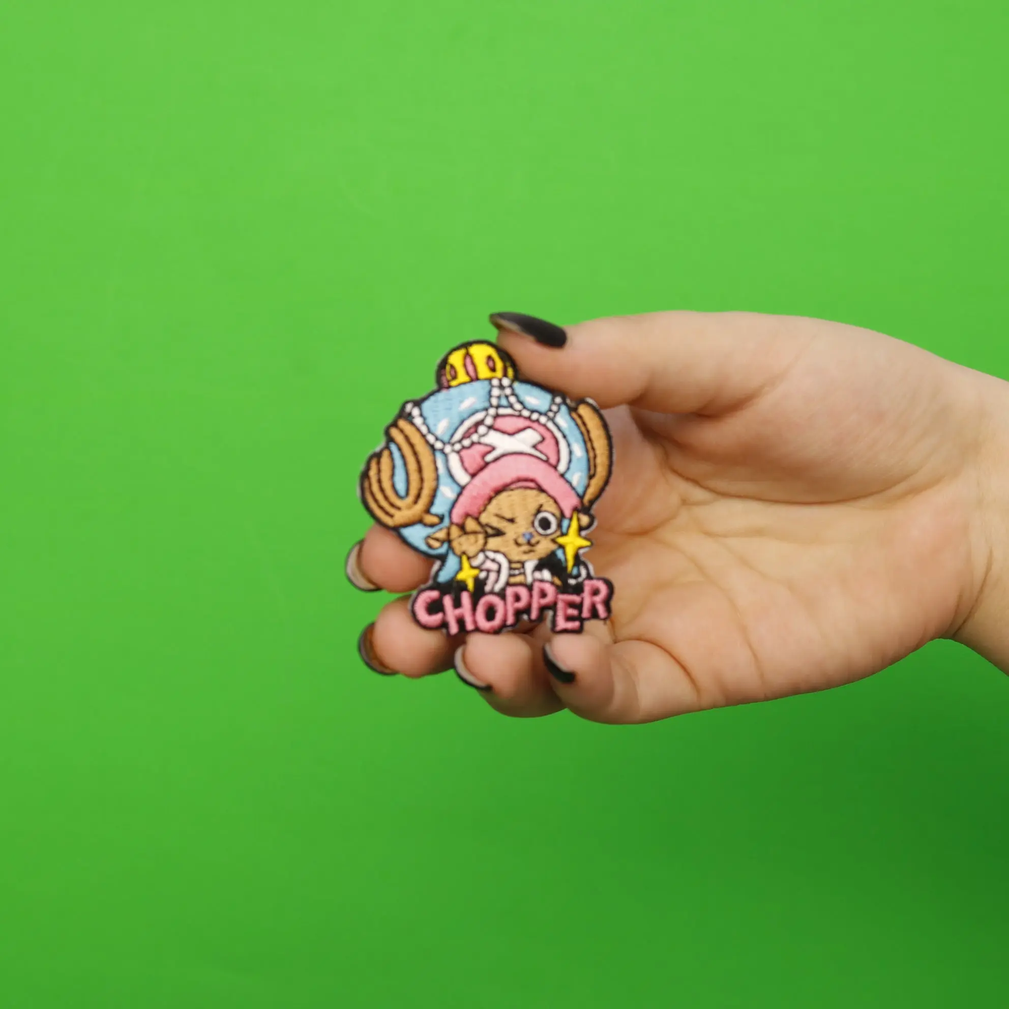 One Piece Anime Chopper Embroidered Iron On Patch - Image 2