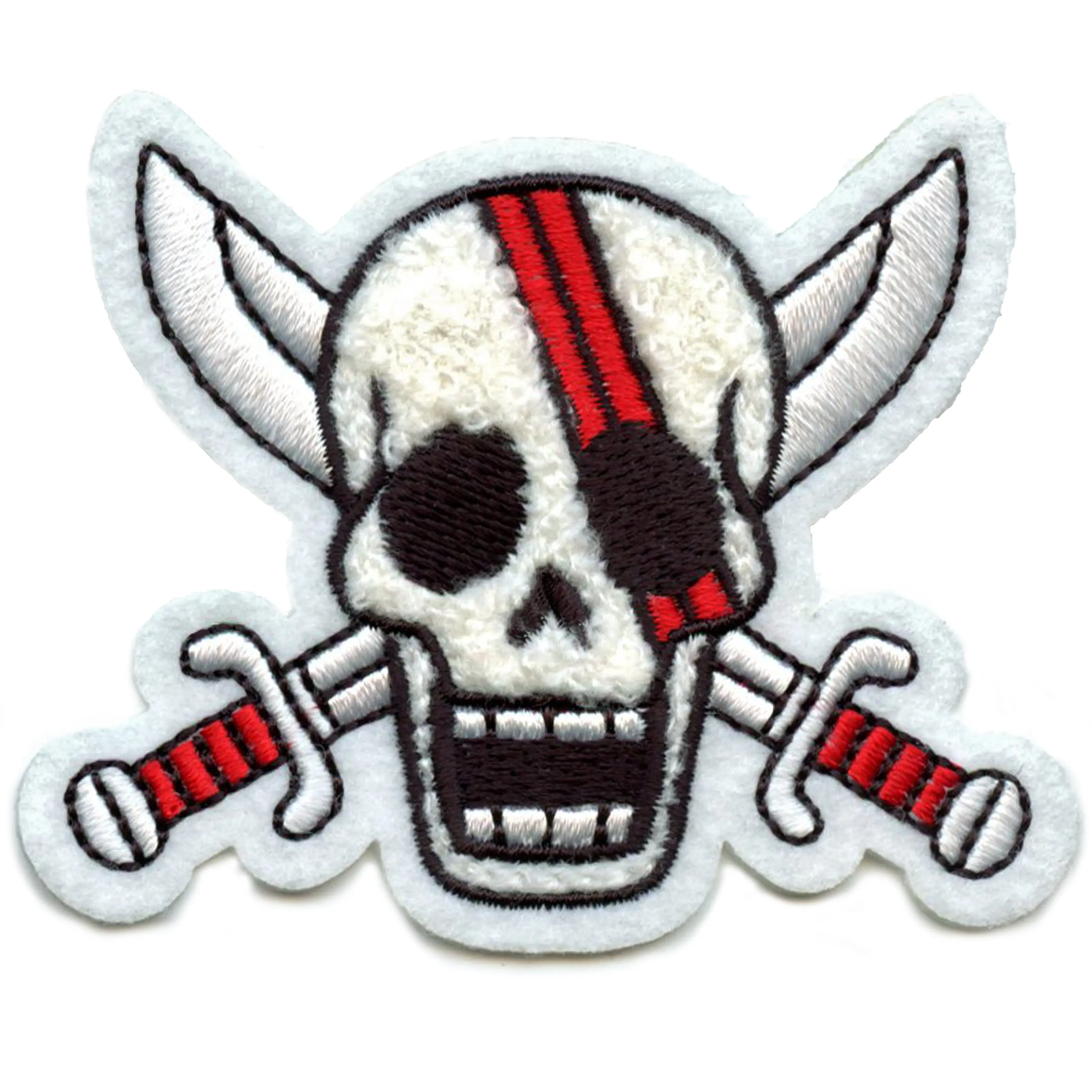 One Piece Shanks Jolly Roger Patch Charismatic Captin Skull Embroidered Iron On