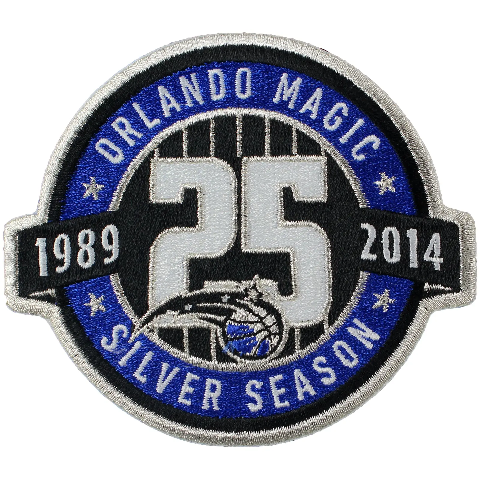 Orlando Magics 25th Anniversary Logo Patch (2013-14)