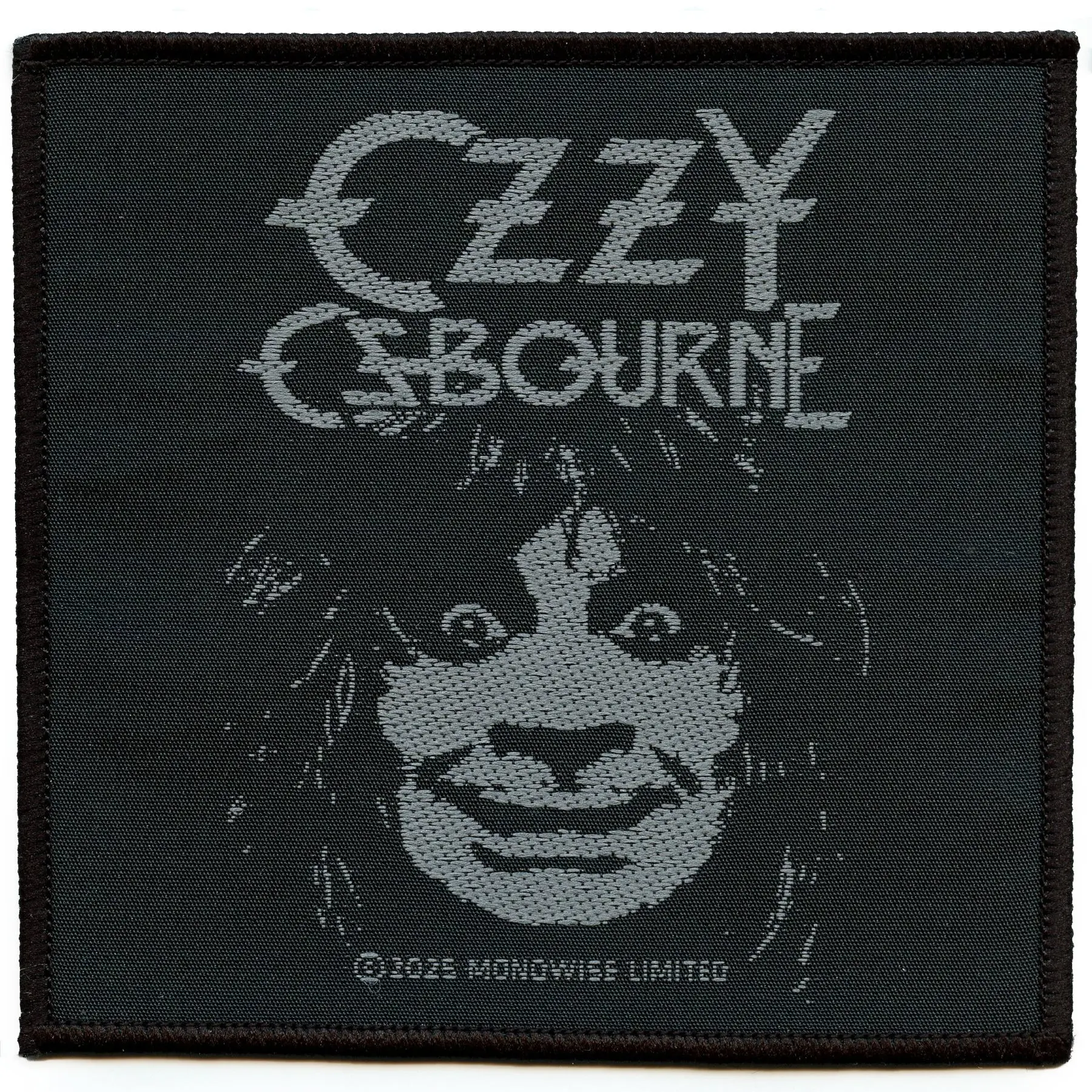 Ozzy Osbourne Madman Patch Legend Metal Classic Woven Sew On