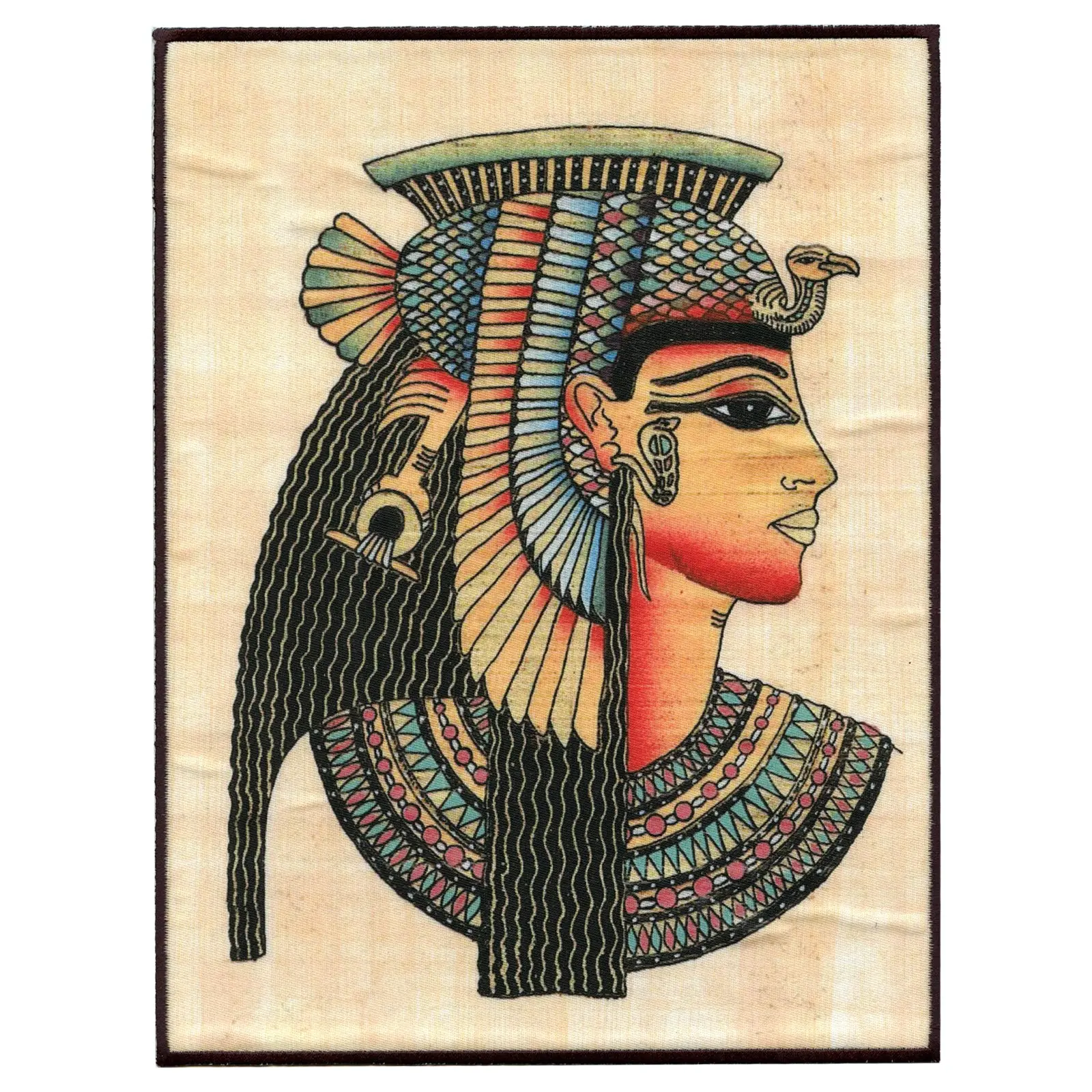 Pharaoh Cleopatra Portrait Embroidered Iron-on FotoPatch