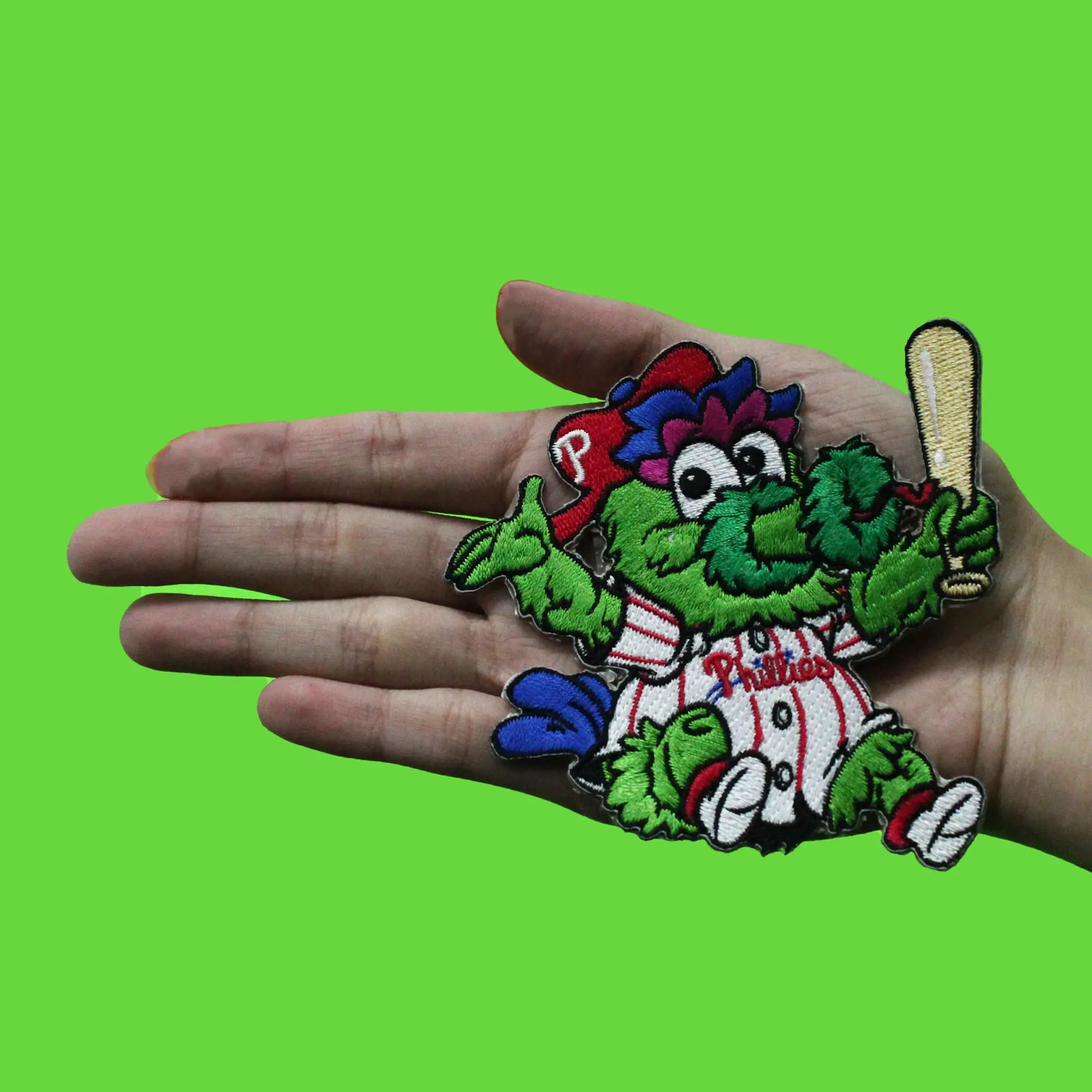 Philadelphia Phillies Team Baby Mascot 'Phillie Phanatic' Self-Adhesive Patch - Image 2