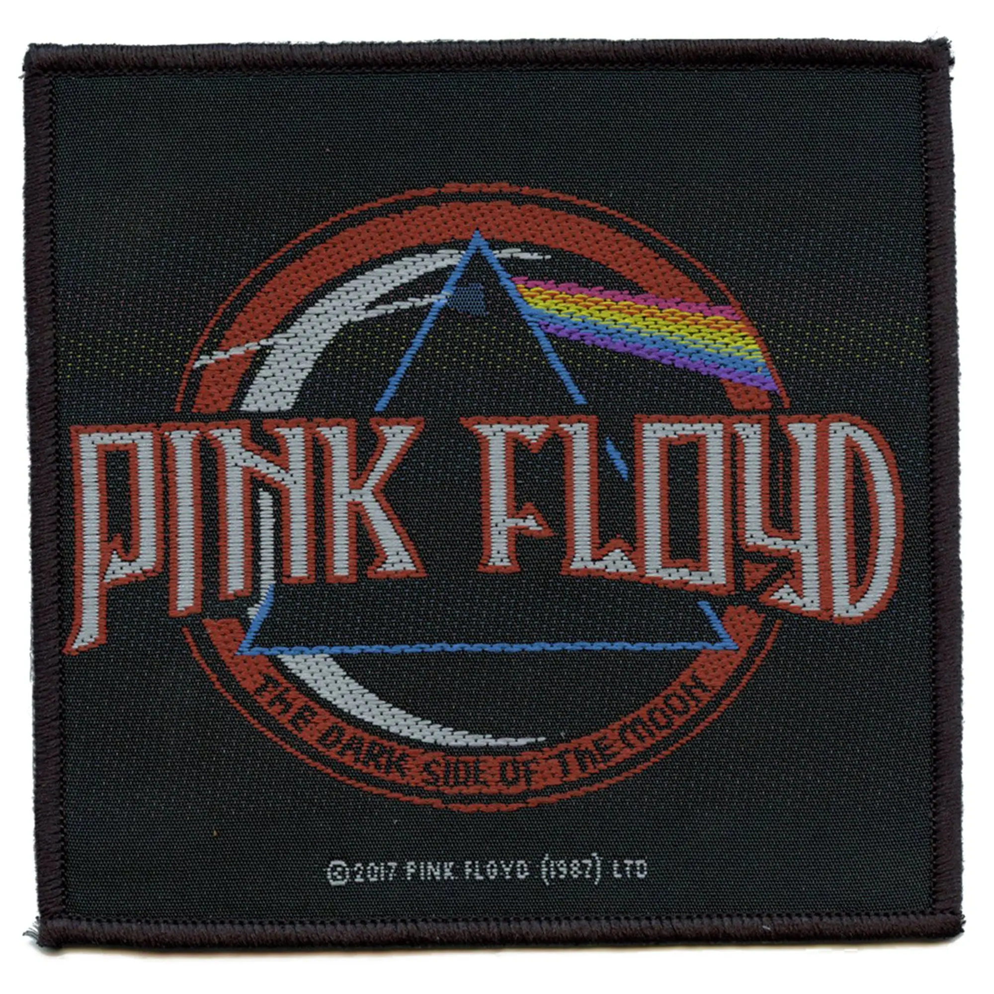 Pink Floyd Distressed Patch DSOTM Rock Psychedelic Woven Sew On