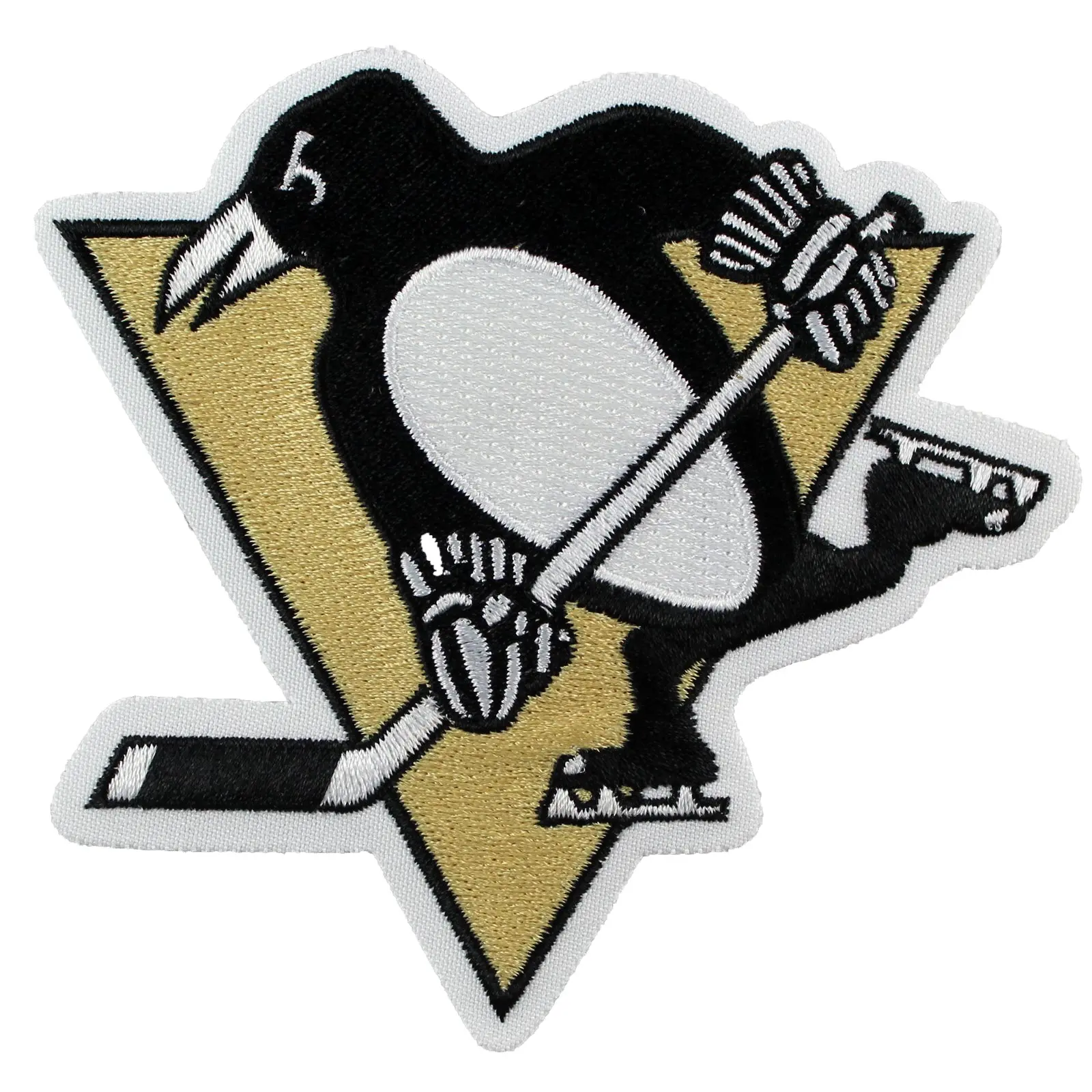 Pittsburgh Penguins Primary Team Logo Patch (Gold Skating Penguin)