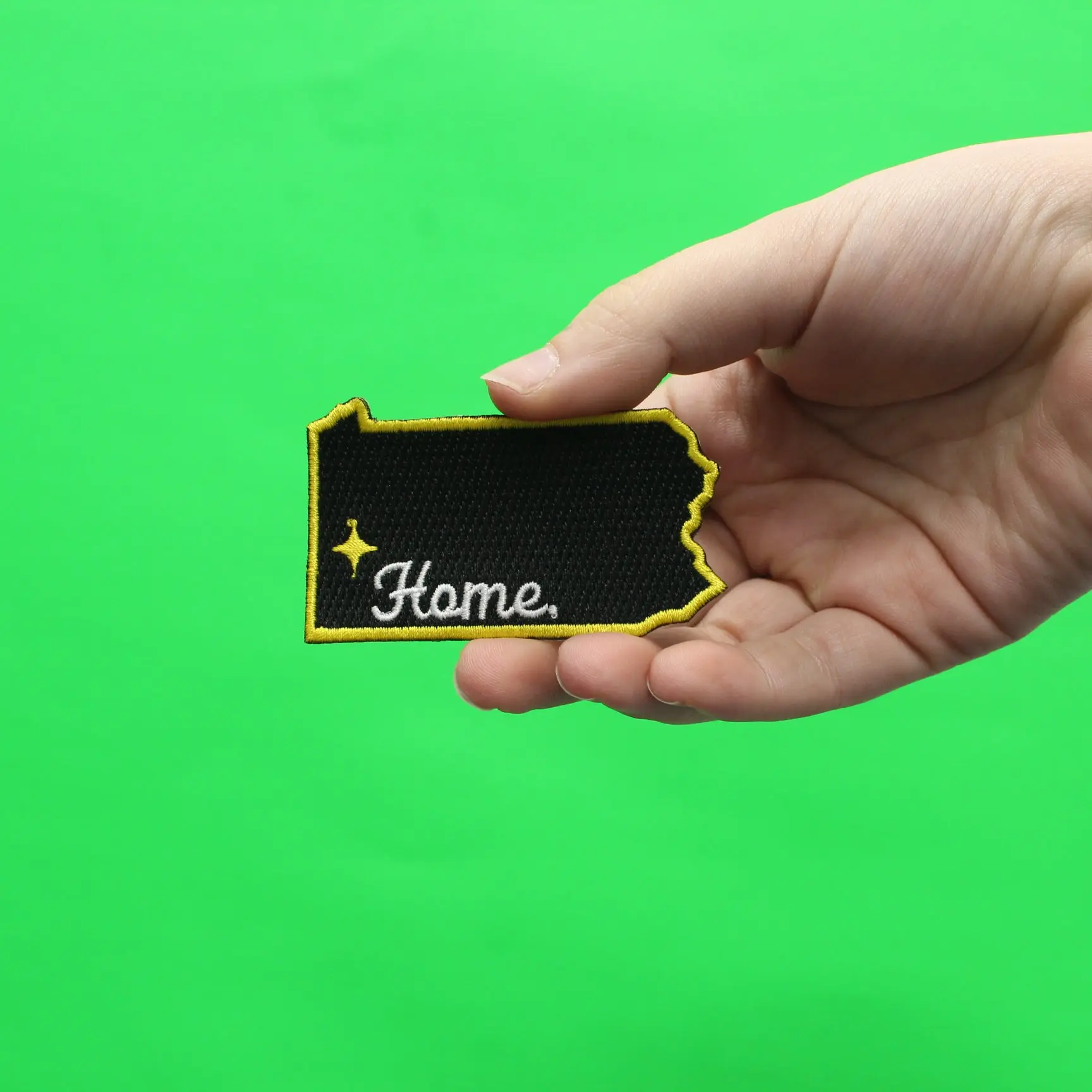 Pittsburgh Pennsylvania Home State Embroidered Iron On Patch - Image 2