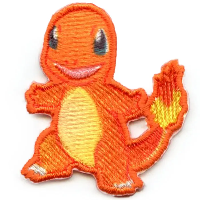 Pokémon Charizard Patch Games TV Character Sublimated Embroidery Iron-On