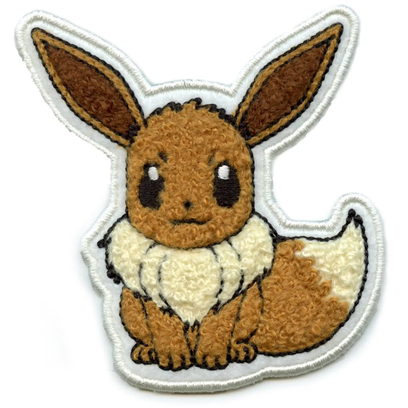 Pokémon Eevee Patch Games TV Character Chenille Iron-On - Image 2