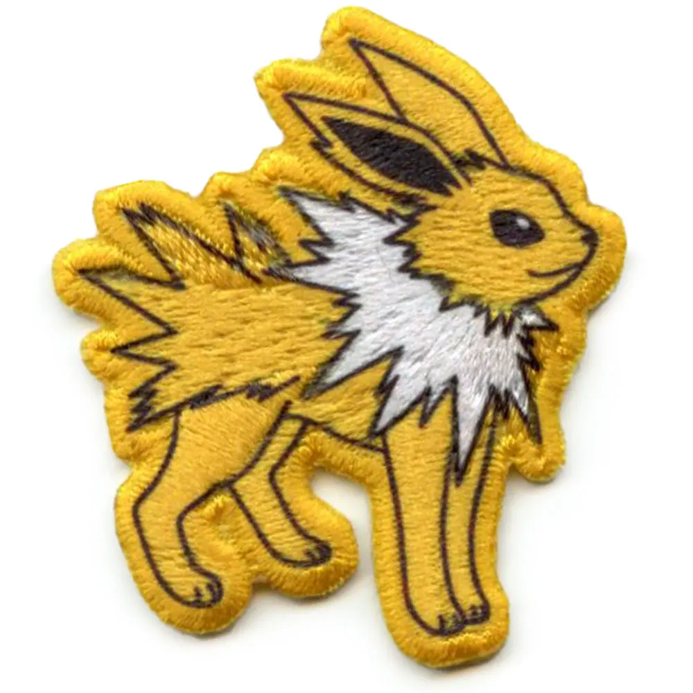 Pokémon Jolteon Patch Games TV Character Sublimated Embroidery Iron-On