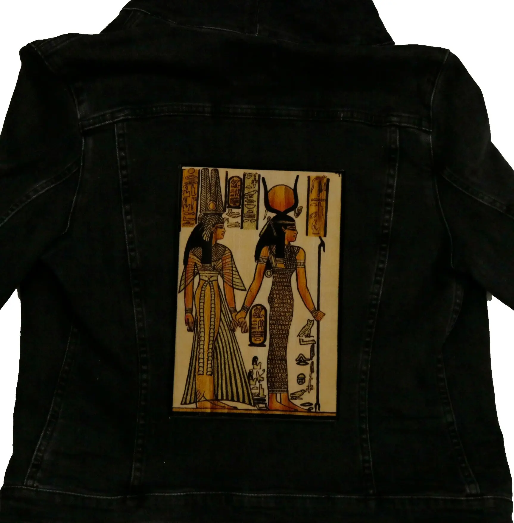 Queen Nefertiti And Goddess Isis Embroidered Iron-on FotoPatch - Image 2