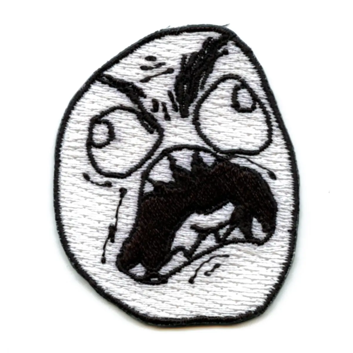 Rage Face Meme Iron On Embroidered Patch