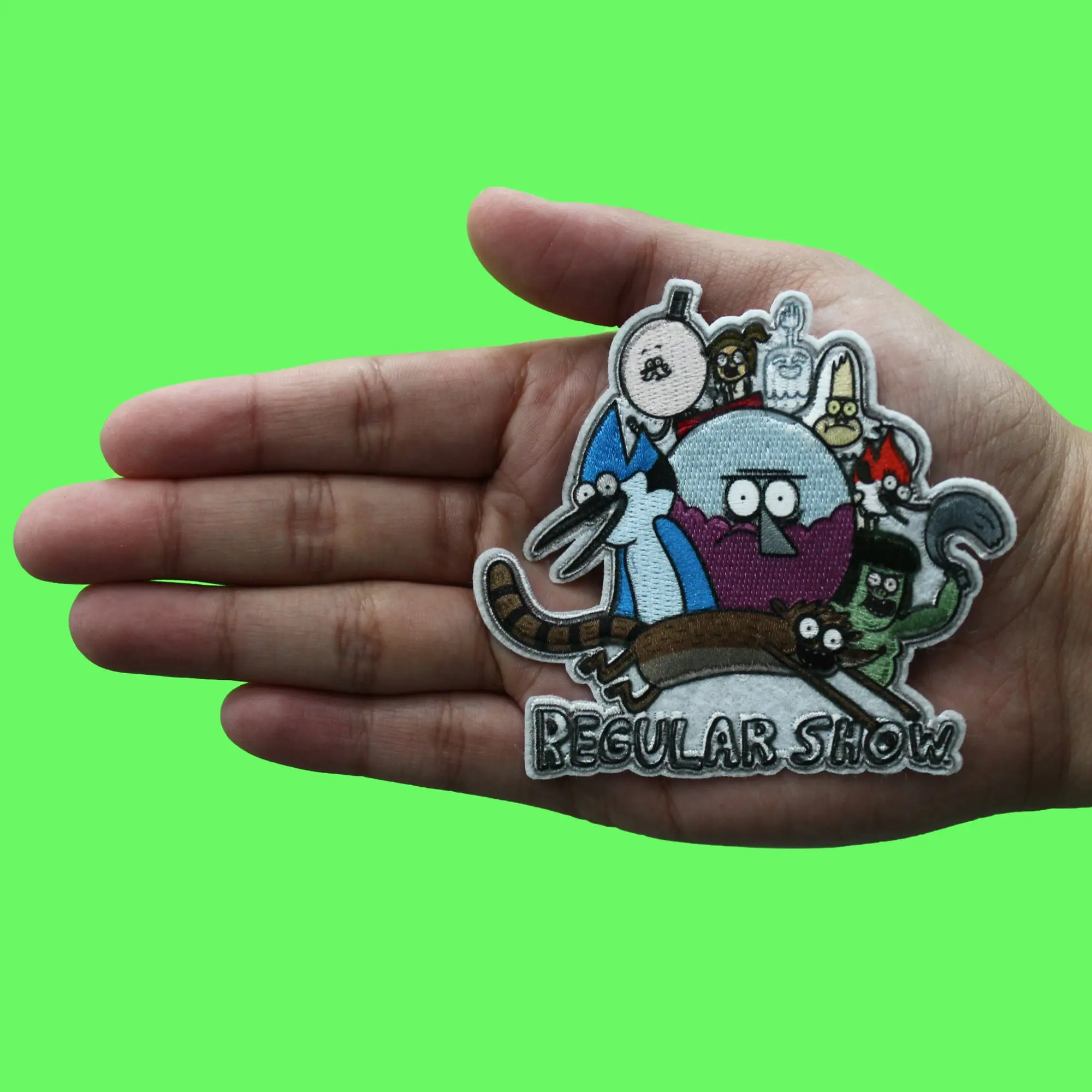 Regular Show Character Group Patch Cartoon Network Animation Sublimated Embroidered Iron On - Image 2