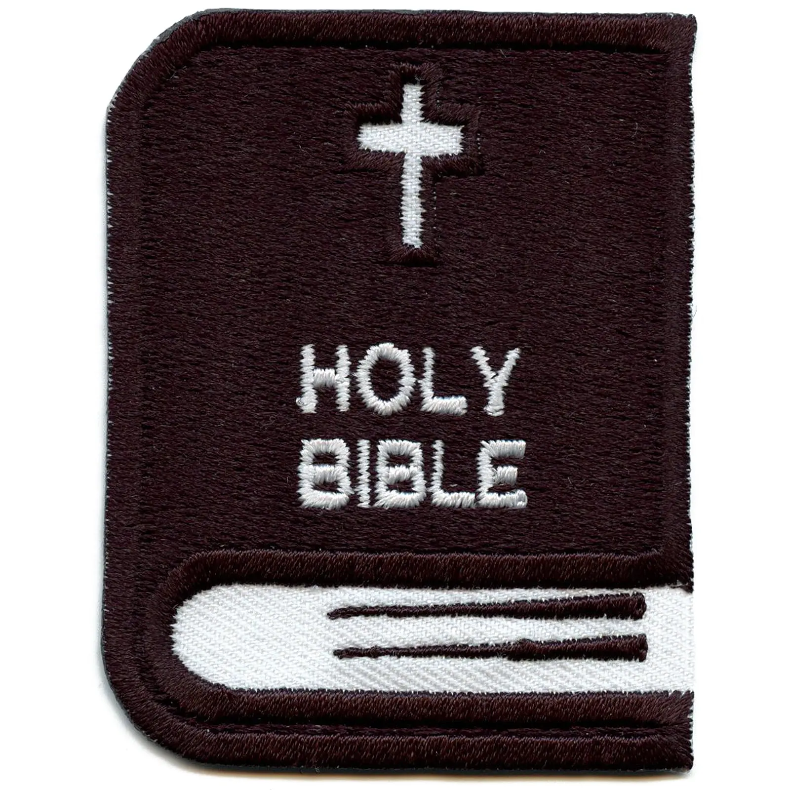 Religious Holy Bible Embroidered Iron On Patch