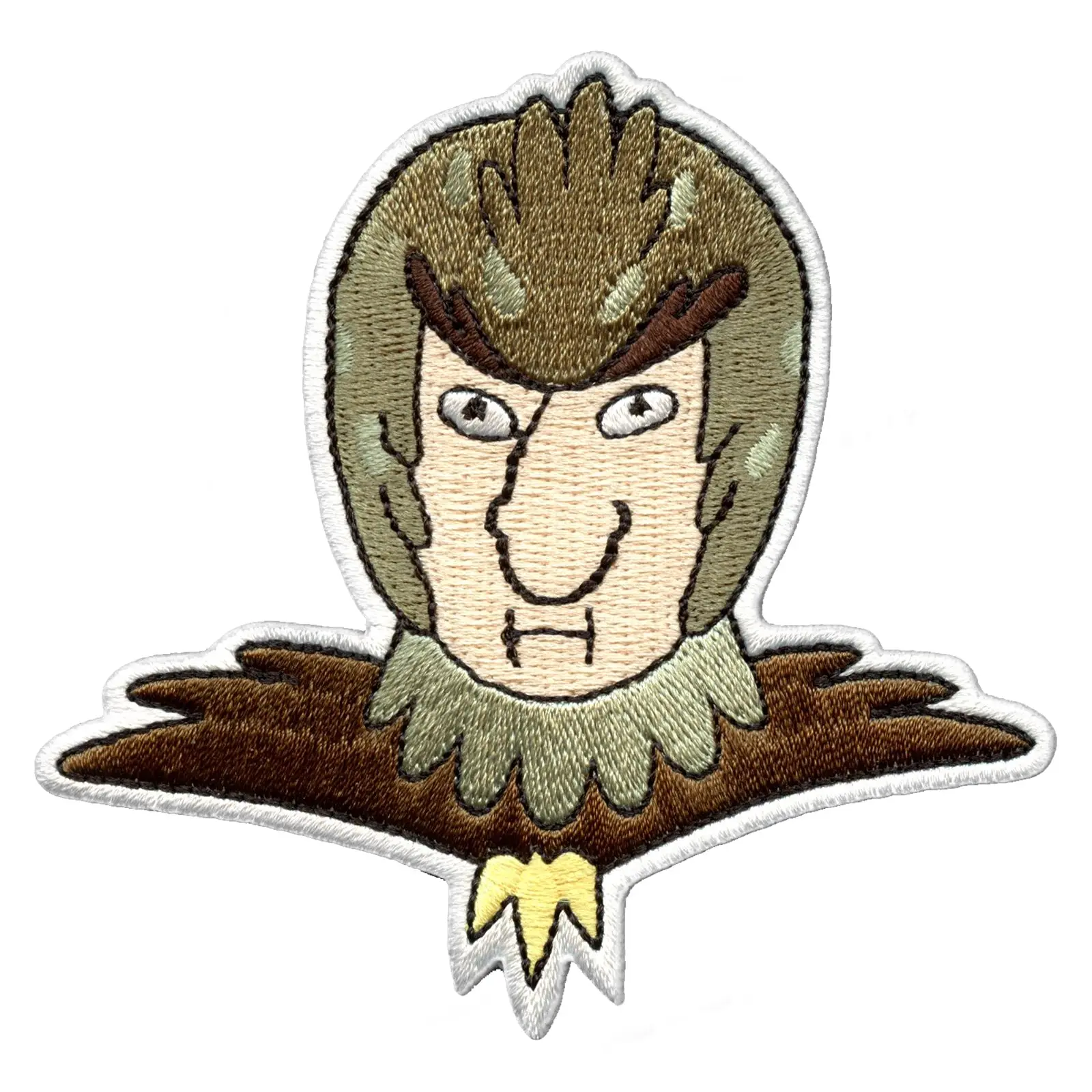 Rick and Morty Birdperson Head Embroidered Iron On Patch