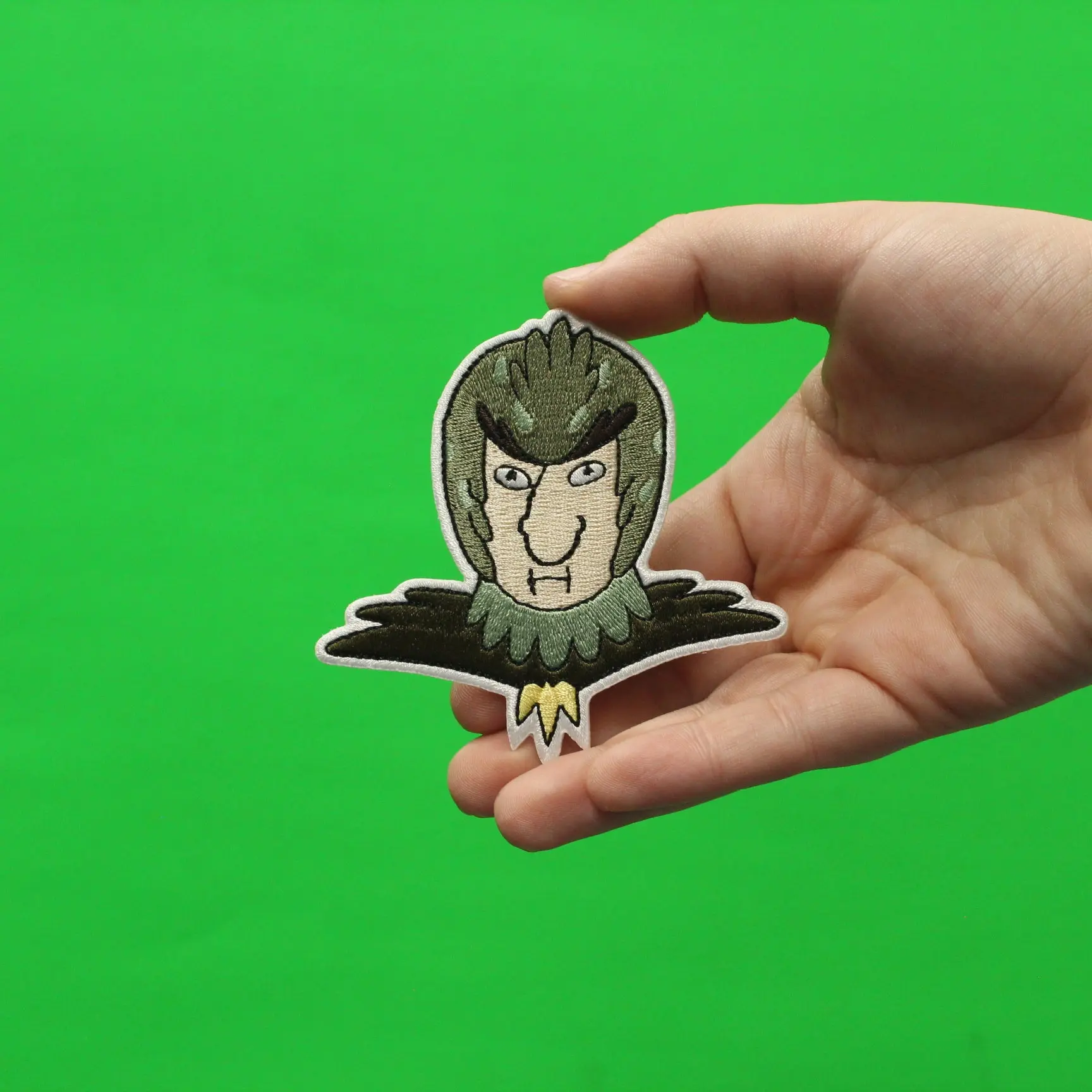 Rick and Morty Birdperson Head Embroidered Iron On Patch - Image 2