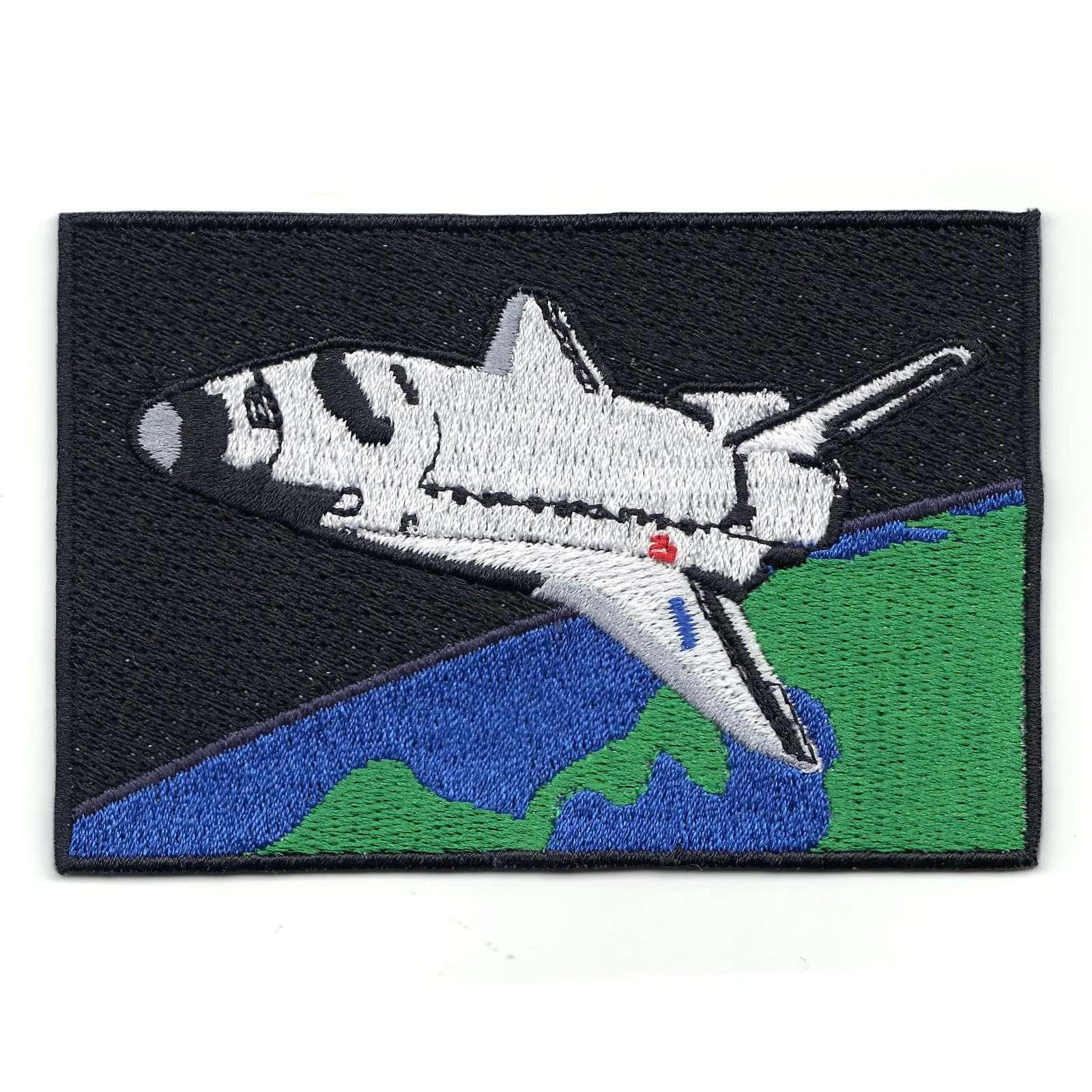 Rocket Shuttle Space Ship Iron On Patch
