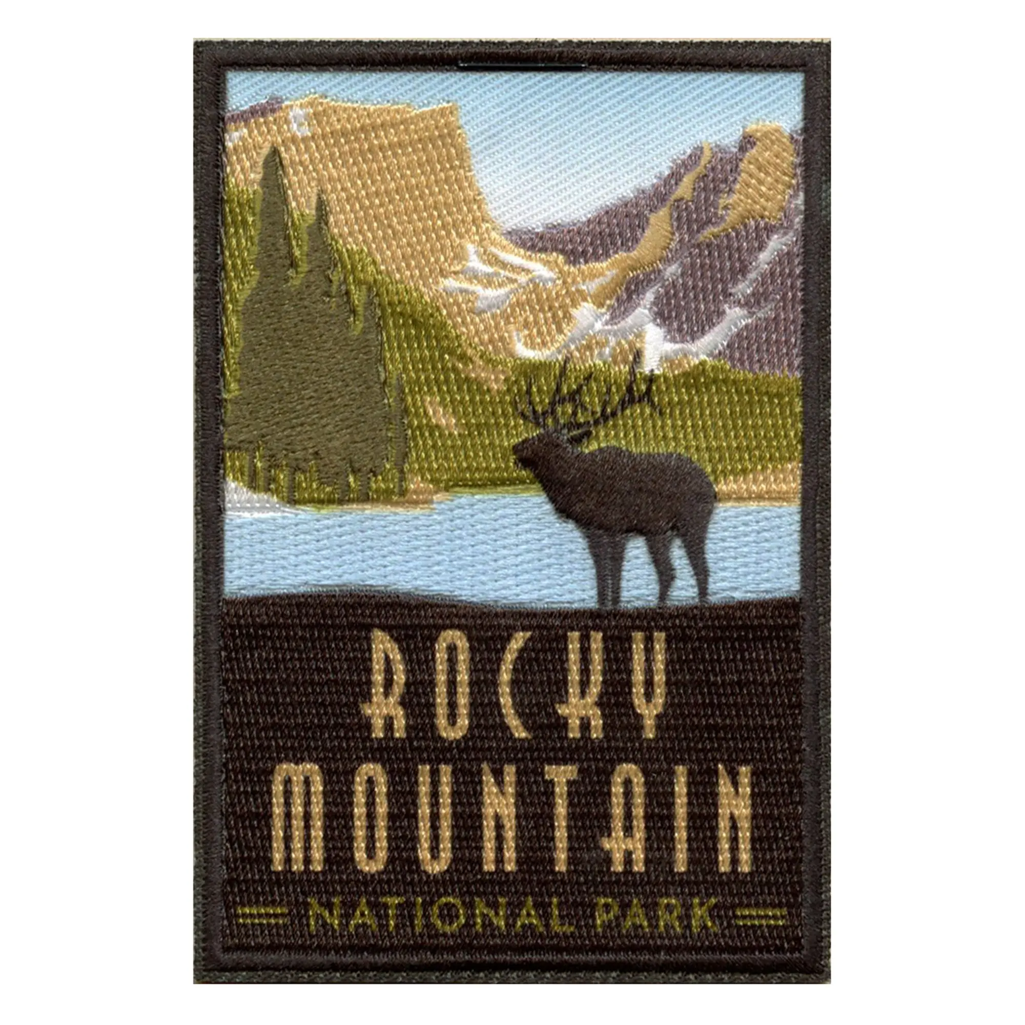 Rocky Mountain National Park Patch Colorado Forest Travel Sublimated Iron On