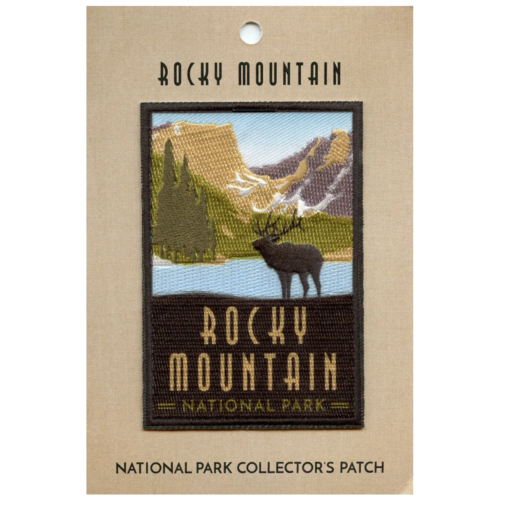 Rocky Mountain National Park Patch Colorado Forest Travel Sublimated Iron On - Image 2