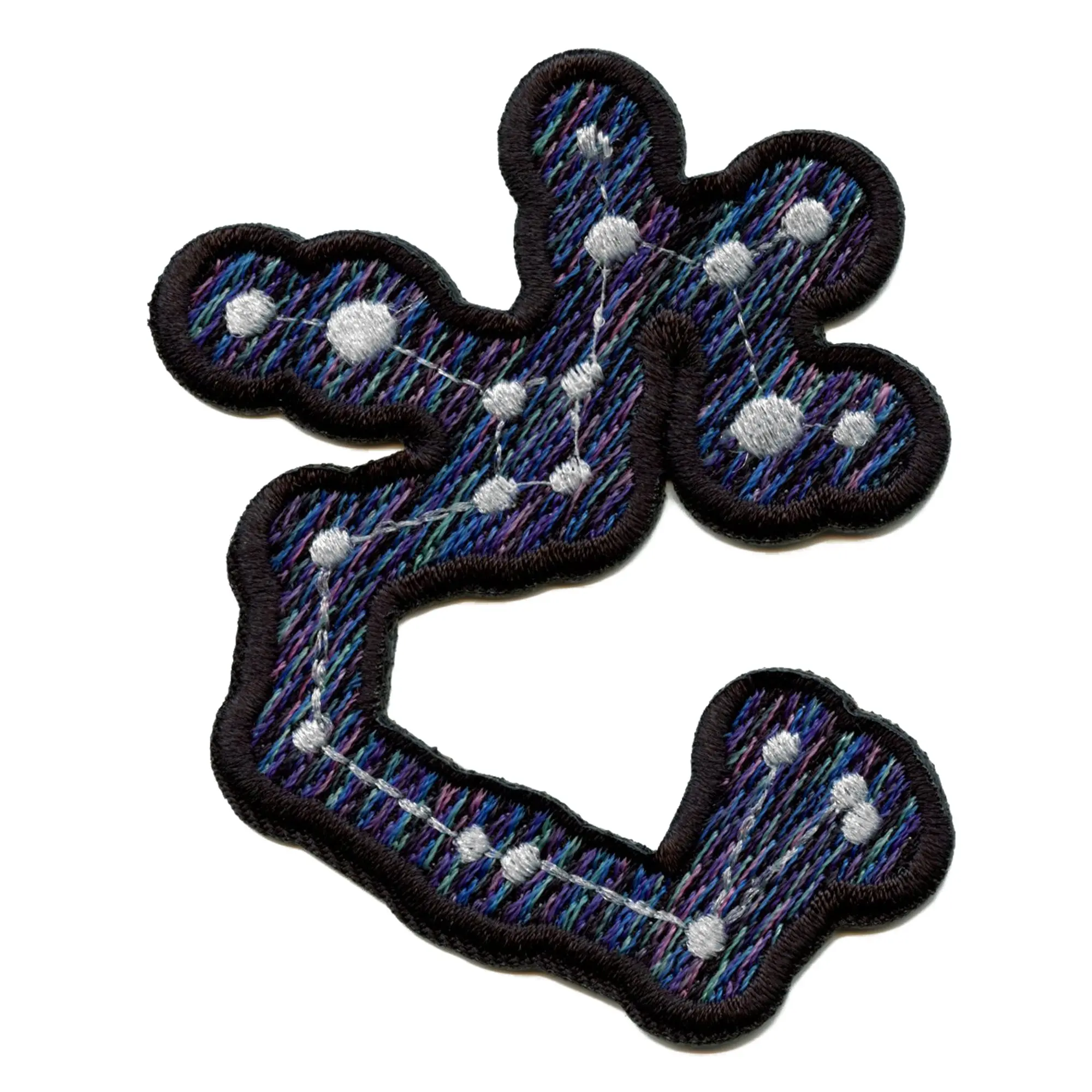 Sagittarius Zodiac Constellation Patch Stars Archer Horoscope Embroidered Iron On