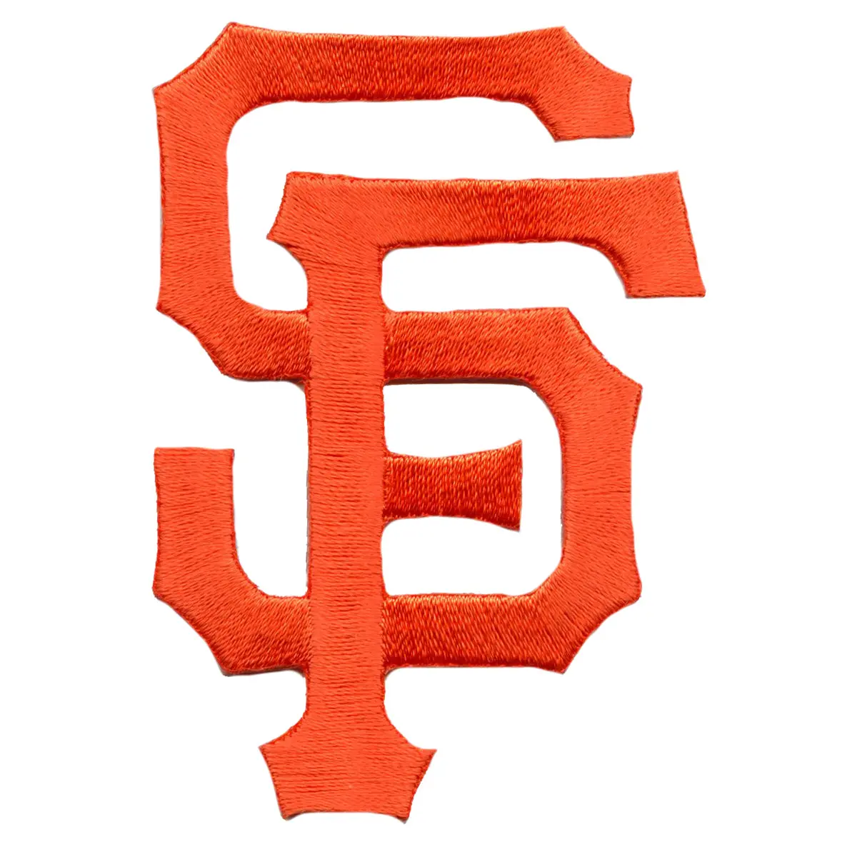 San Francisco Giants 'SF' Script Logo Patch ( ORANGE )