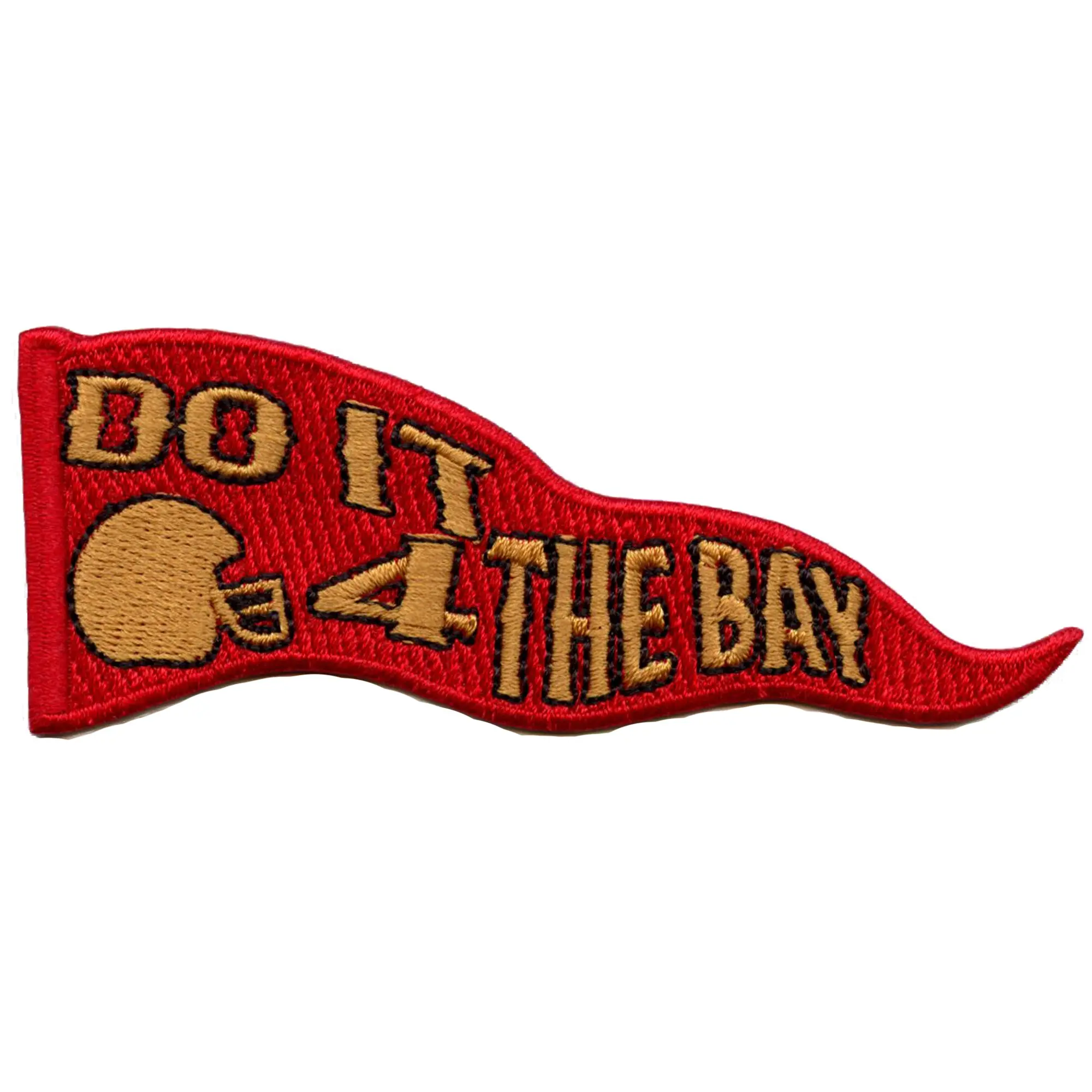 San Francisco Pennant Patch 4 The Bay Embroidered Iron On