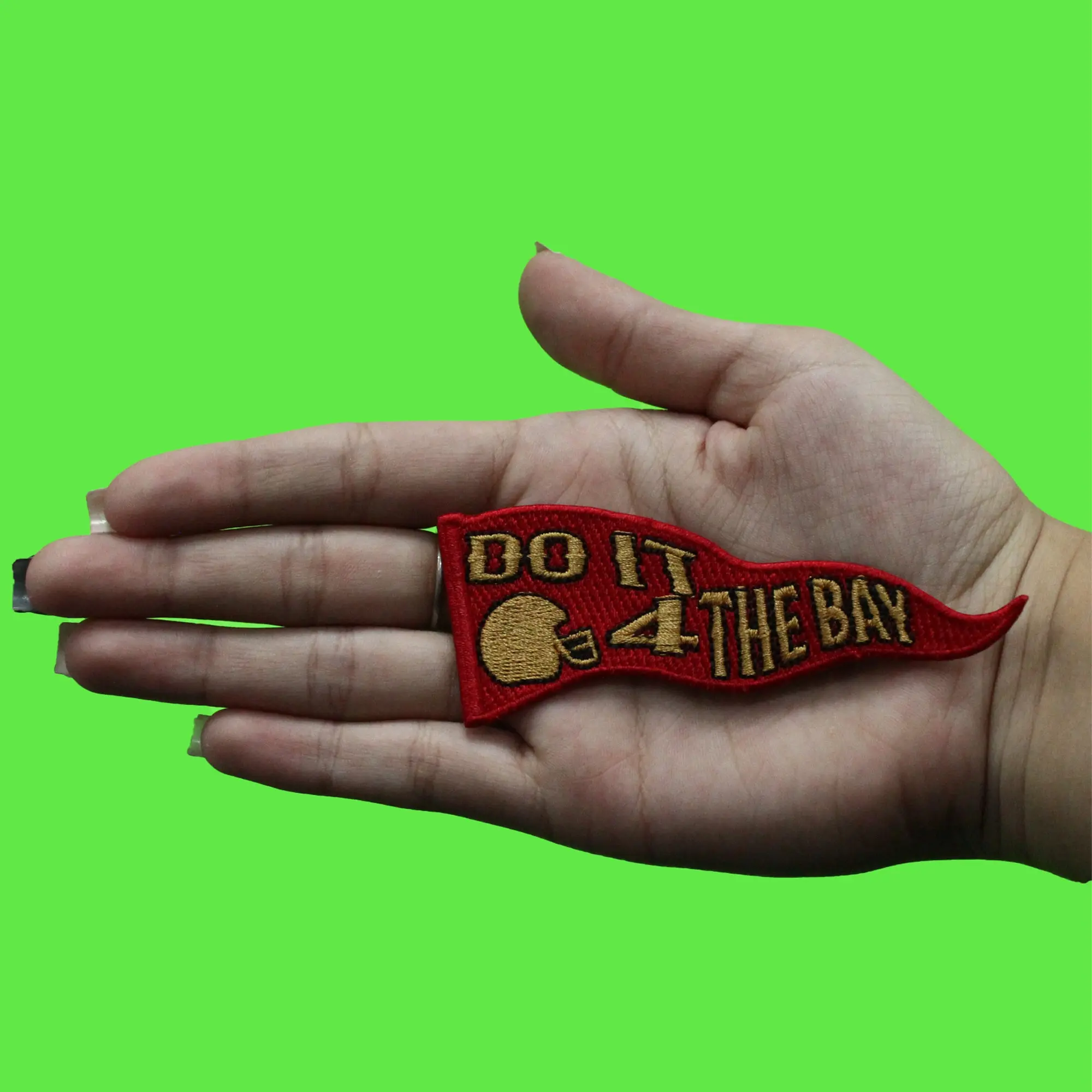 San Francisco Pennant Patch 4 The Bay Embroidered Iron On - Image 2