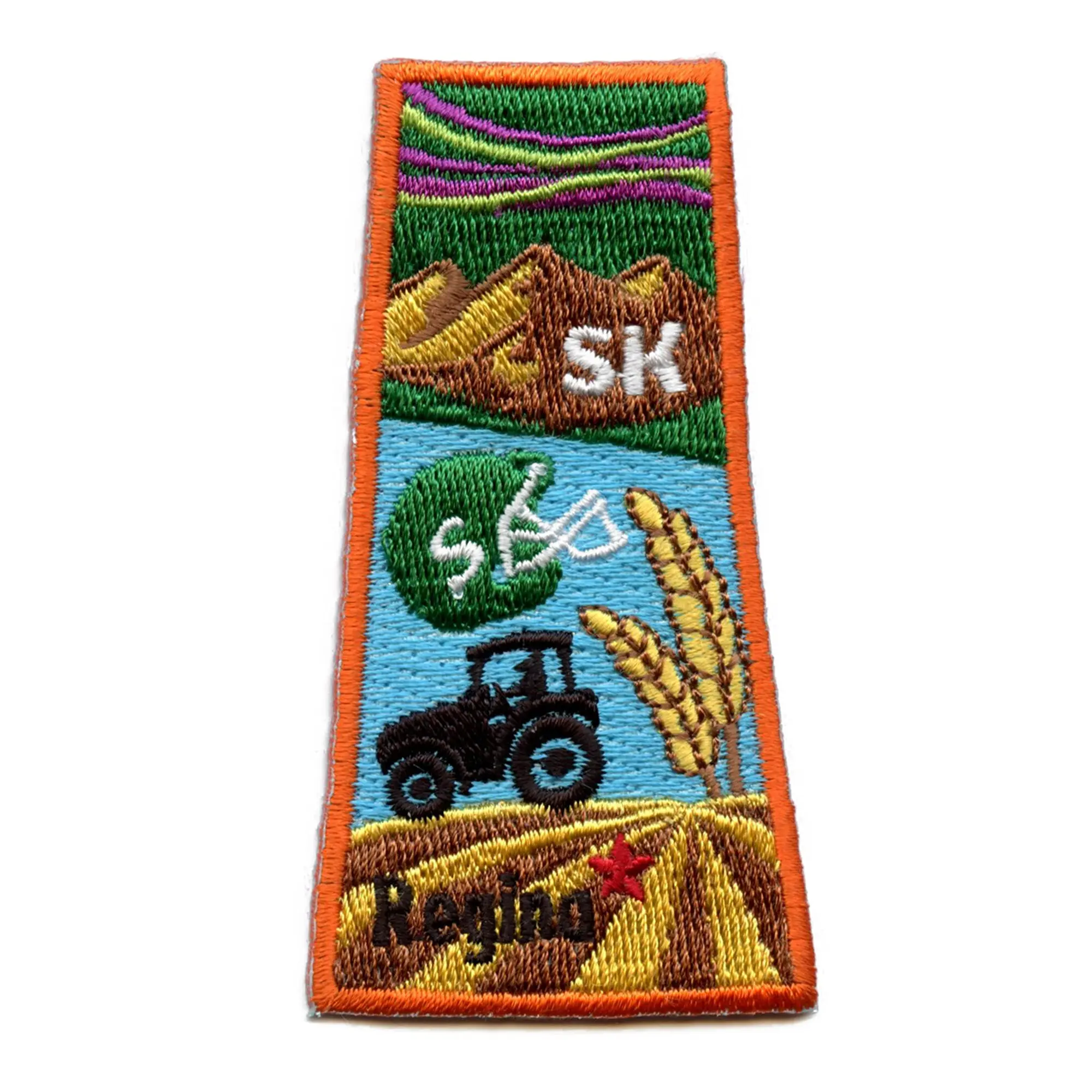Saskatchewan Patch Canada Province Embroidered Iron-On