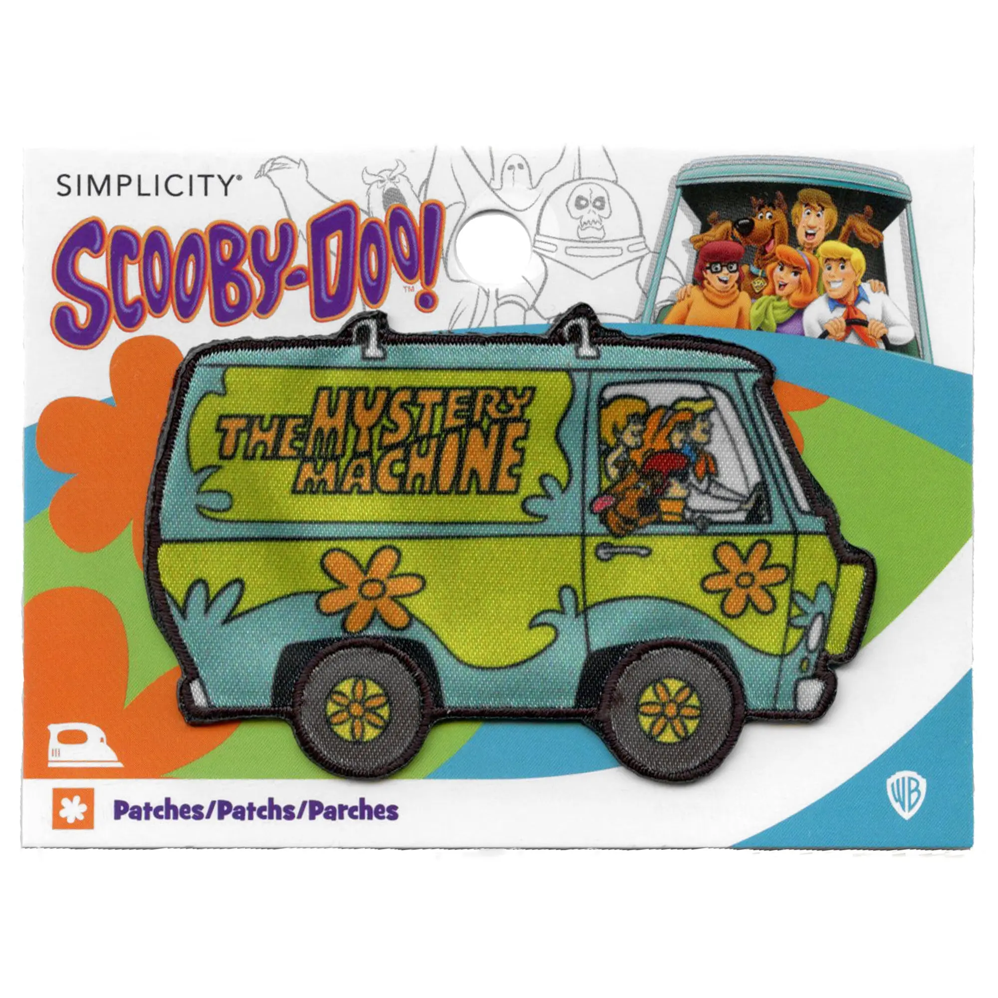 Scooby Doo Small Mystery Machine Van Patch TV Show Cartoon Sublimated Iron On - Image 2