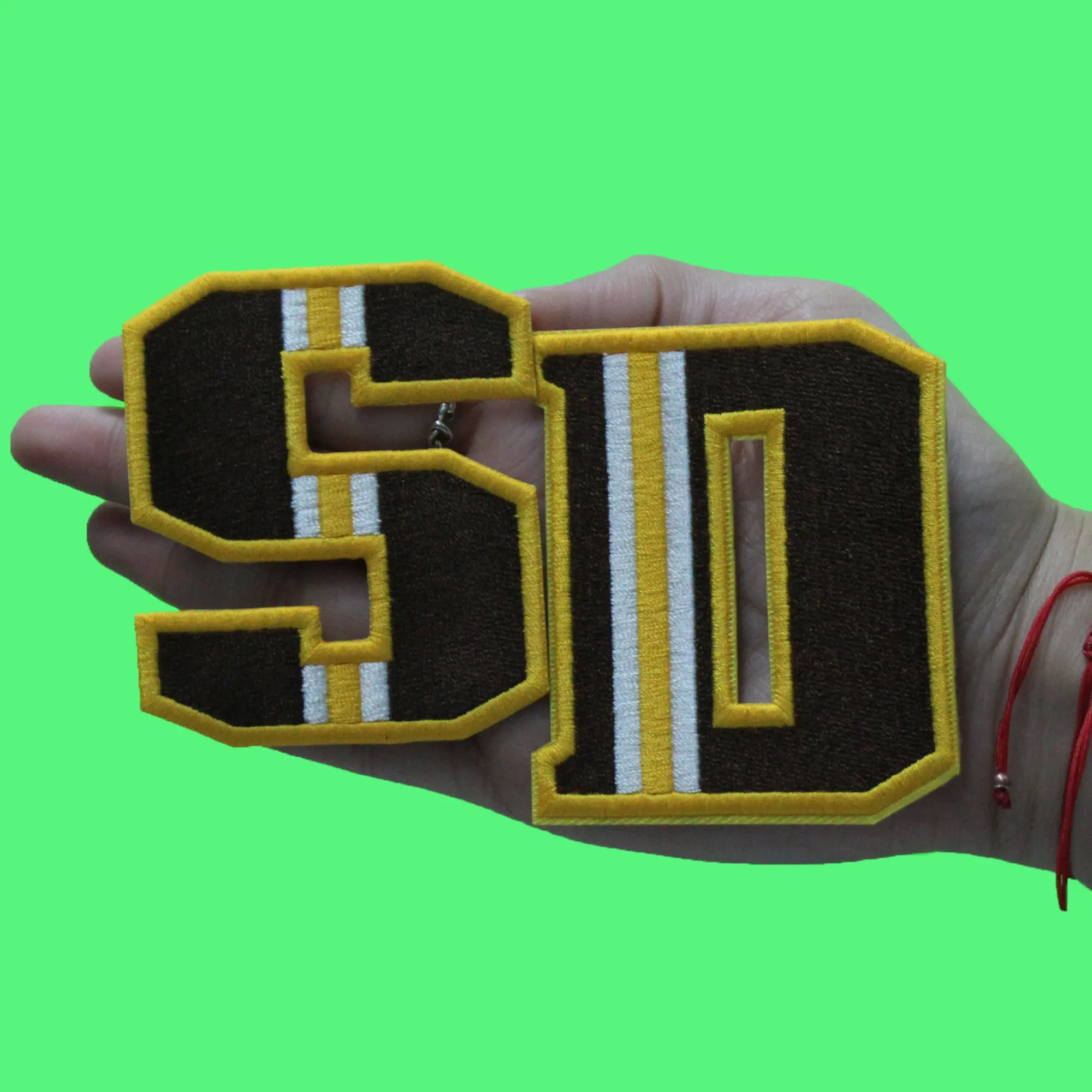 SD San Diego Patch Baseball Fan Letters Embroidered Iron On - Image 2