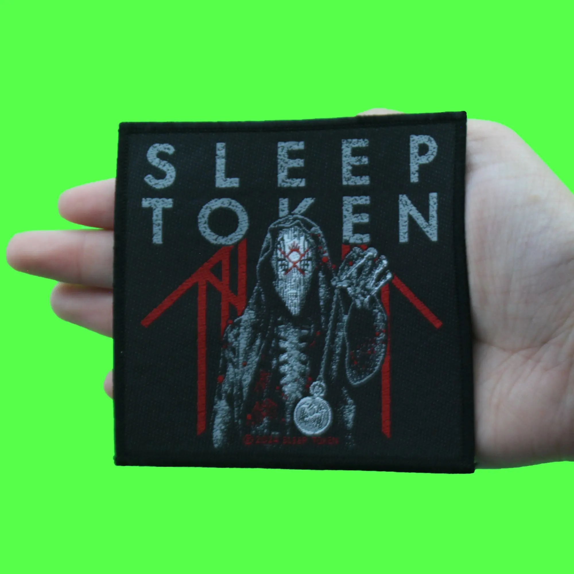 Sleep Token Hypnosis Patch Rock Band Mascot Woven Sew-On - Image 2
