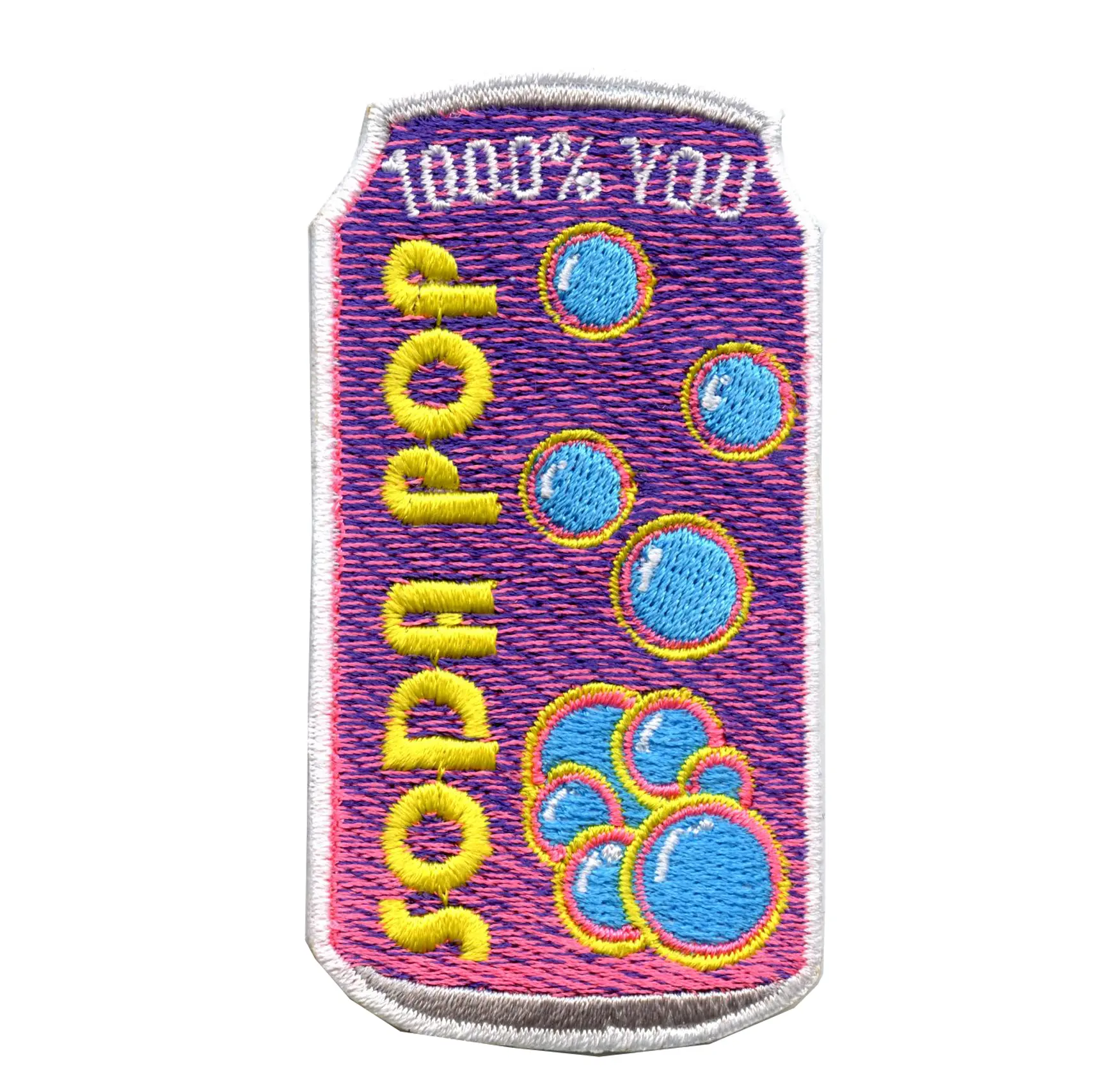 Soda Pop 100% You Patch Animated Cartoon Singers Embroidered Iron-On