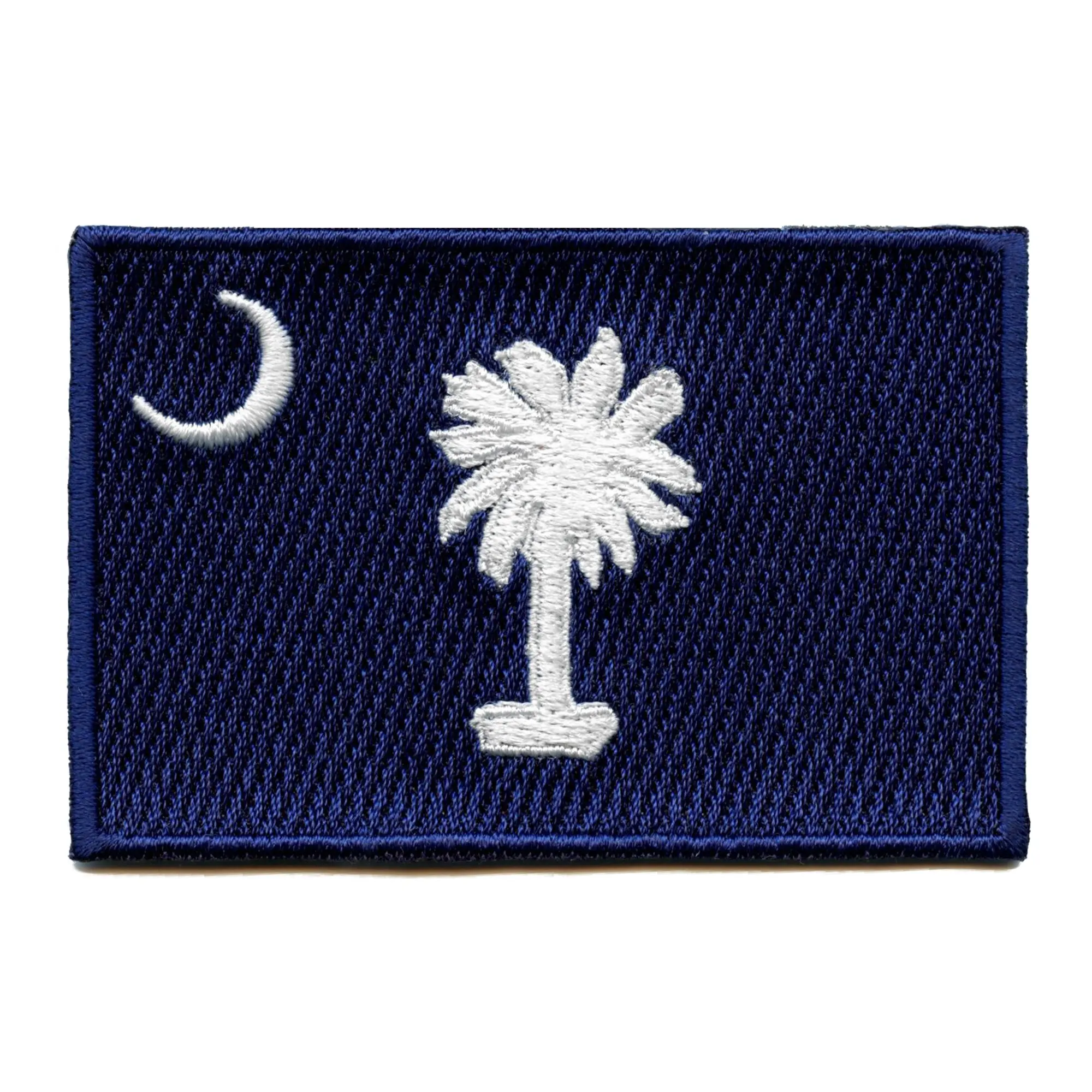 South Carolina Blue Patch State Flag Embroidered Iron On