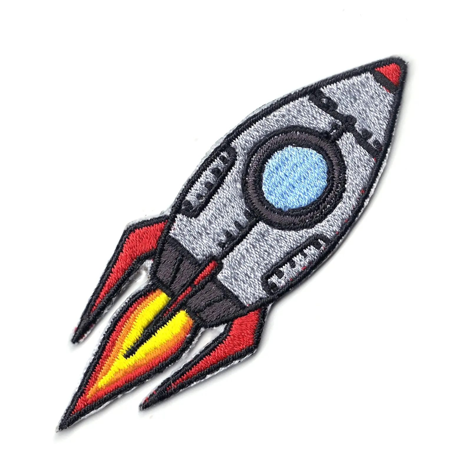 Space Rocket Ship Logo Embroidered Iron On Patch