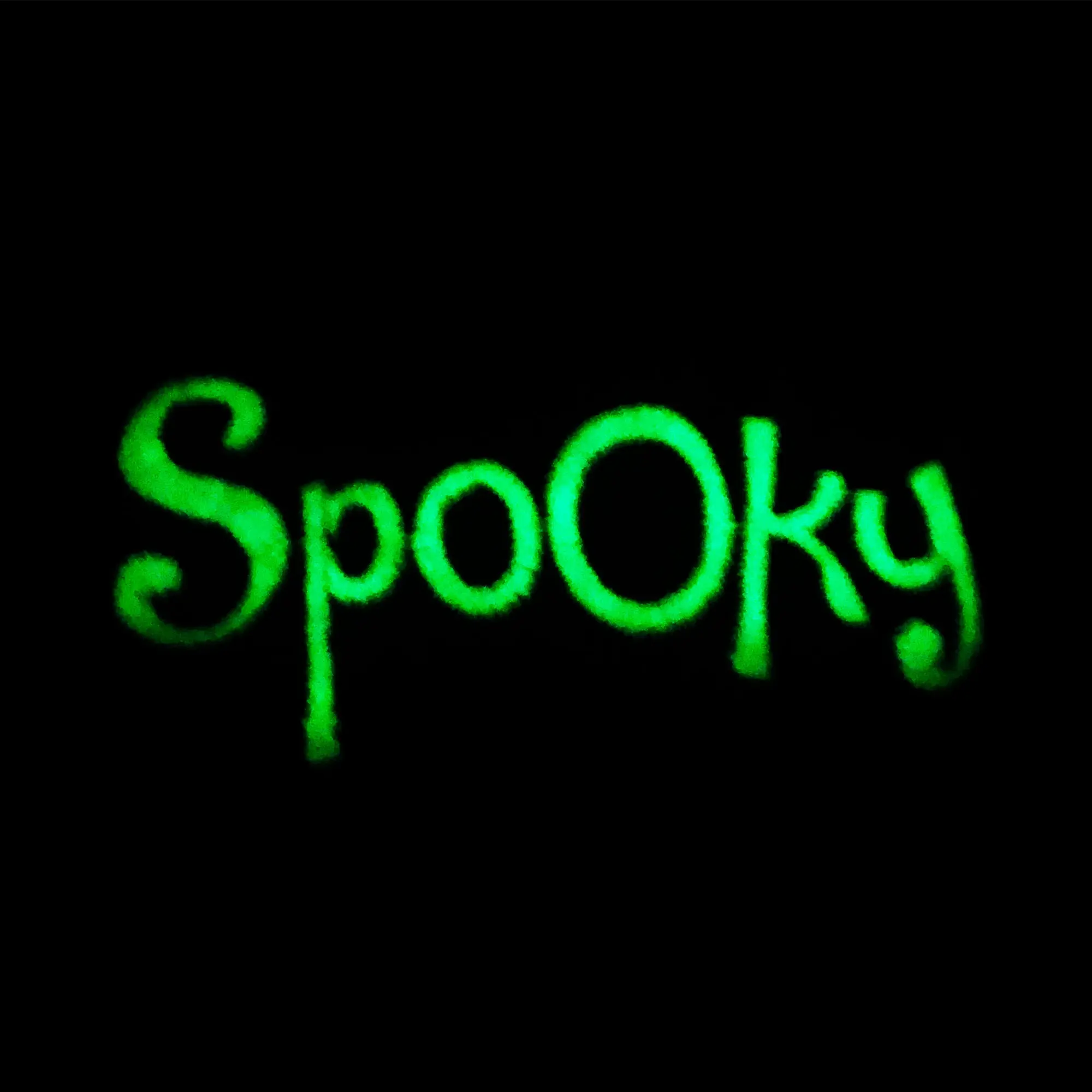 Spooky Glow In The Dark Embroidered Iron On Patch - Image 3