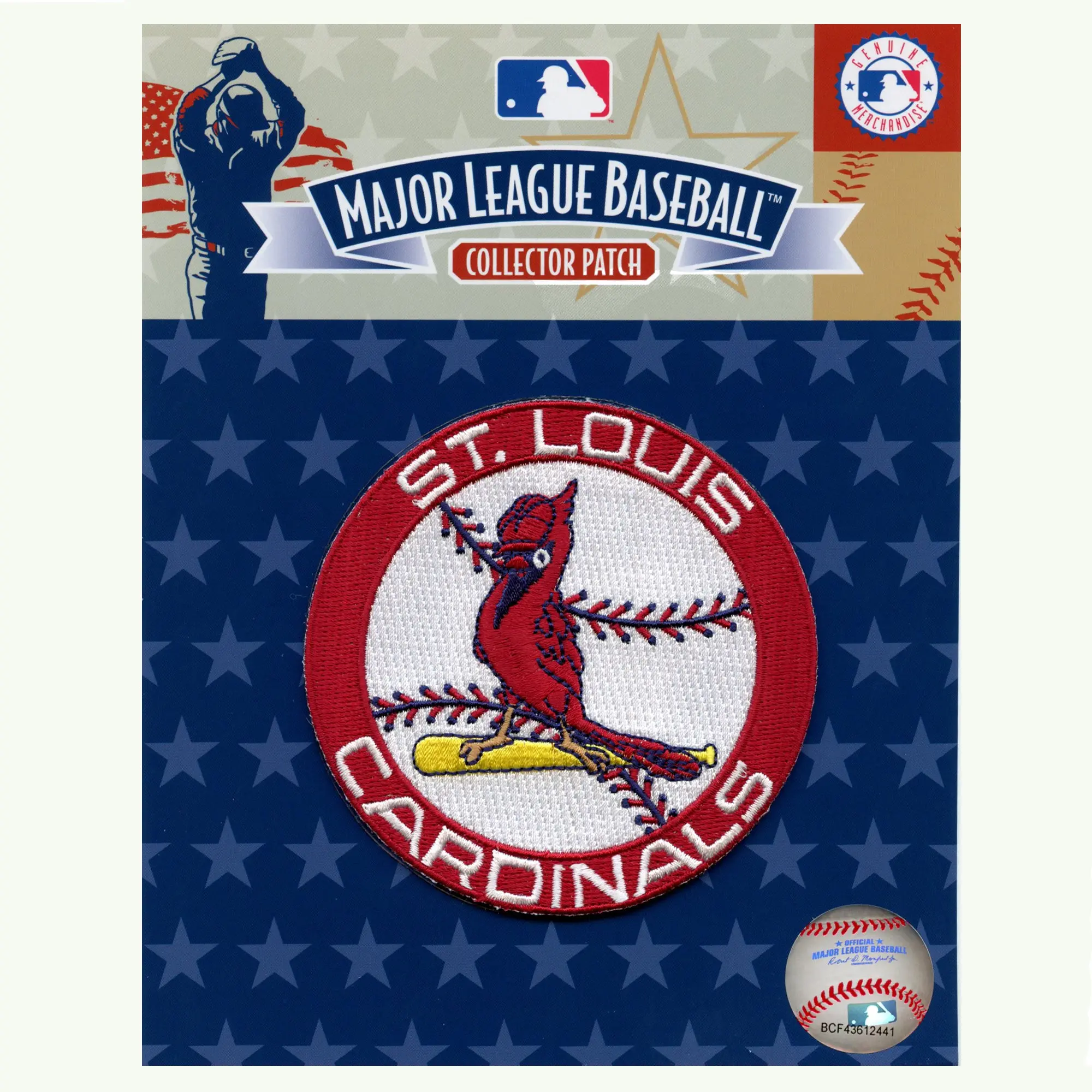 St. Louis Cardinals Retro 1960's Logo Patch Round - Image 2