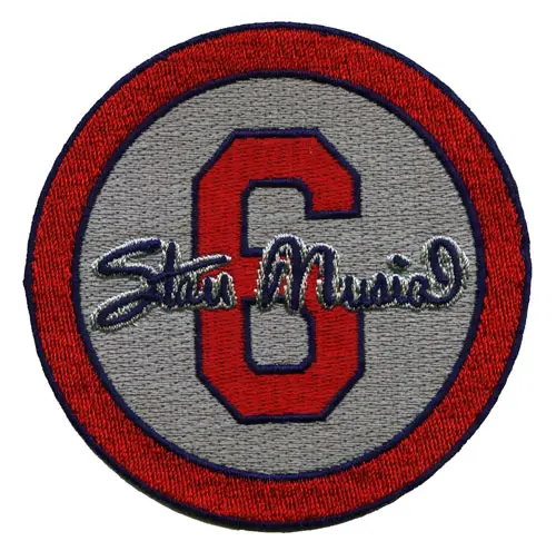 Stan Musial 'The Musial' #6 St Louis Cardinals Memorial Gray Sleeve Patch (2013)