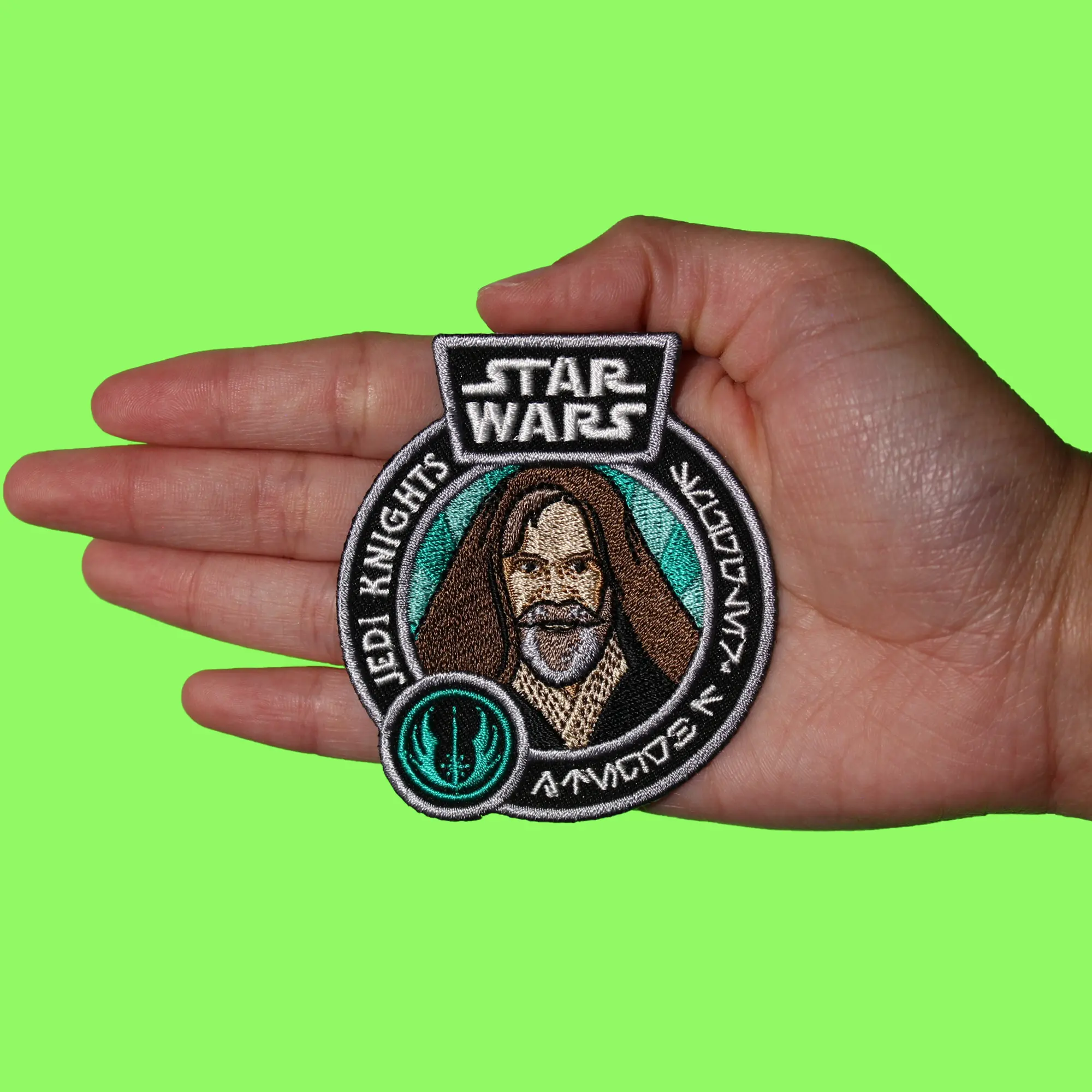Star Wars OB-1 Patch Kanobe Jedi Knights Limited Edition Embroidered Iron On - Image 2