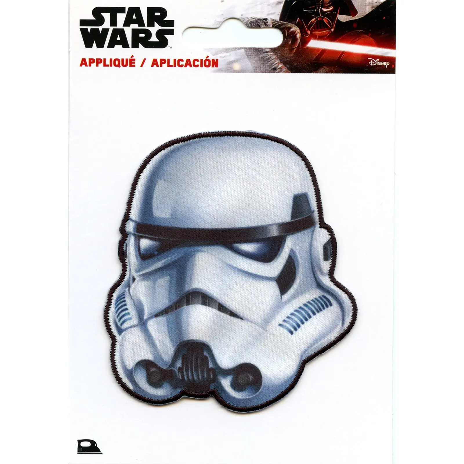 Star Wars Stormtrooper Iron On Applique Patch - Image 2