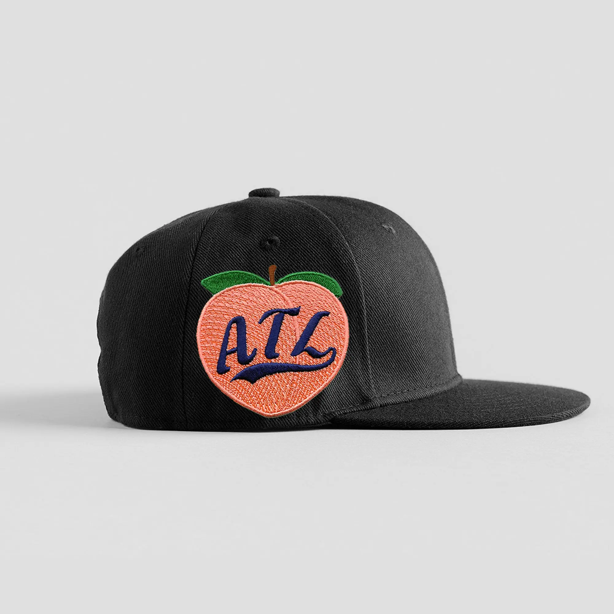 ATL Peach Patch Atlanta Embroidered Iron on - Image 3