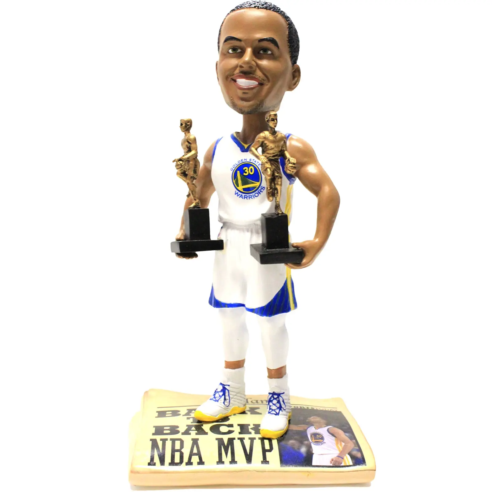 Stephen Curry Back to Back MVP Trophy Bobblehead