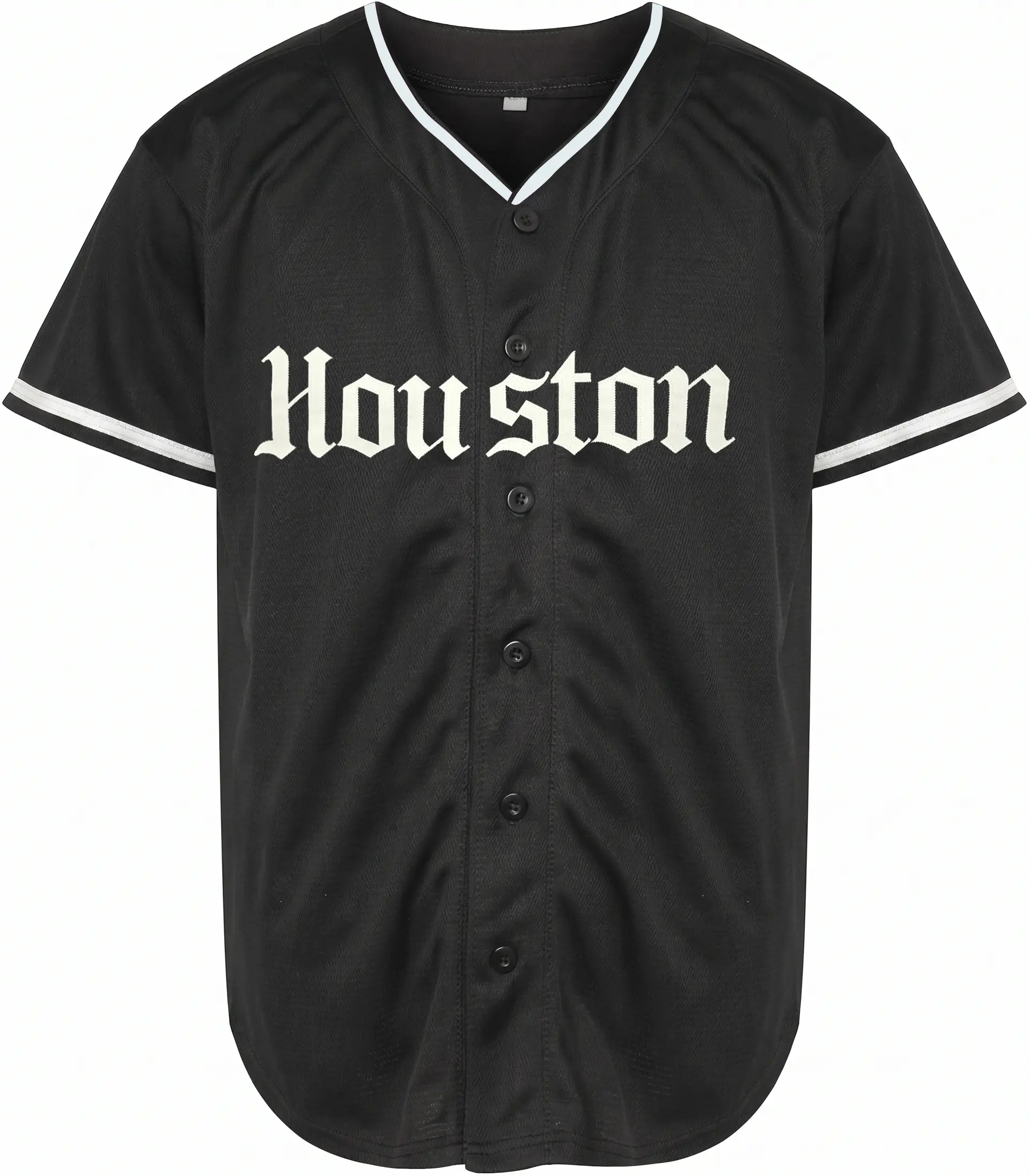 Still Tippin 44 Houston Texas Black Embroidered Jersey - Image 3