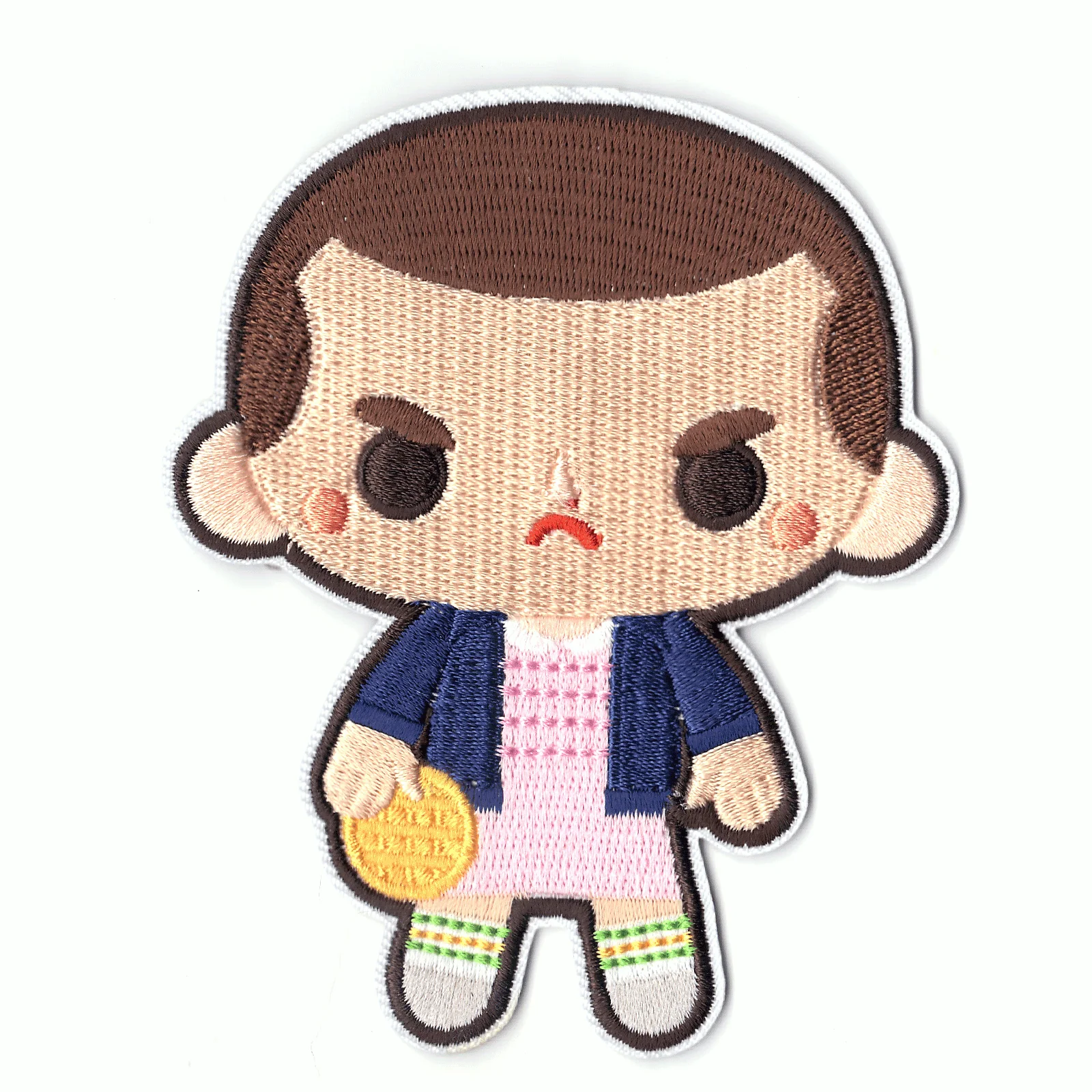 Stranger Things Eleven Body Shot Logo Iron On Patch