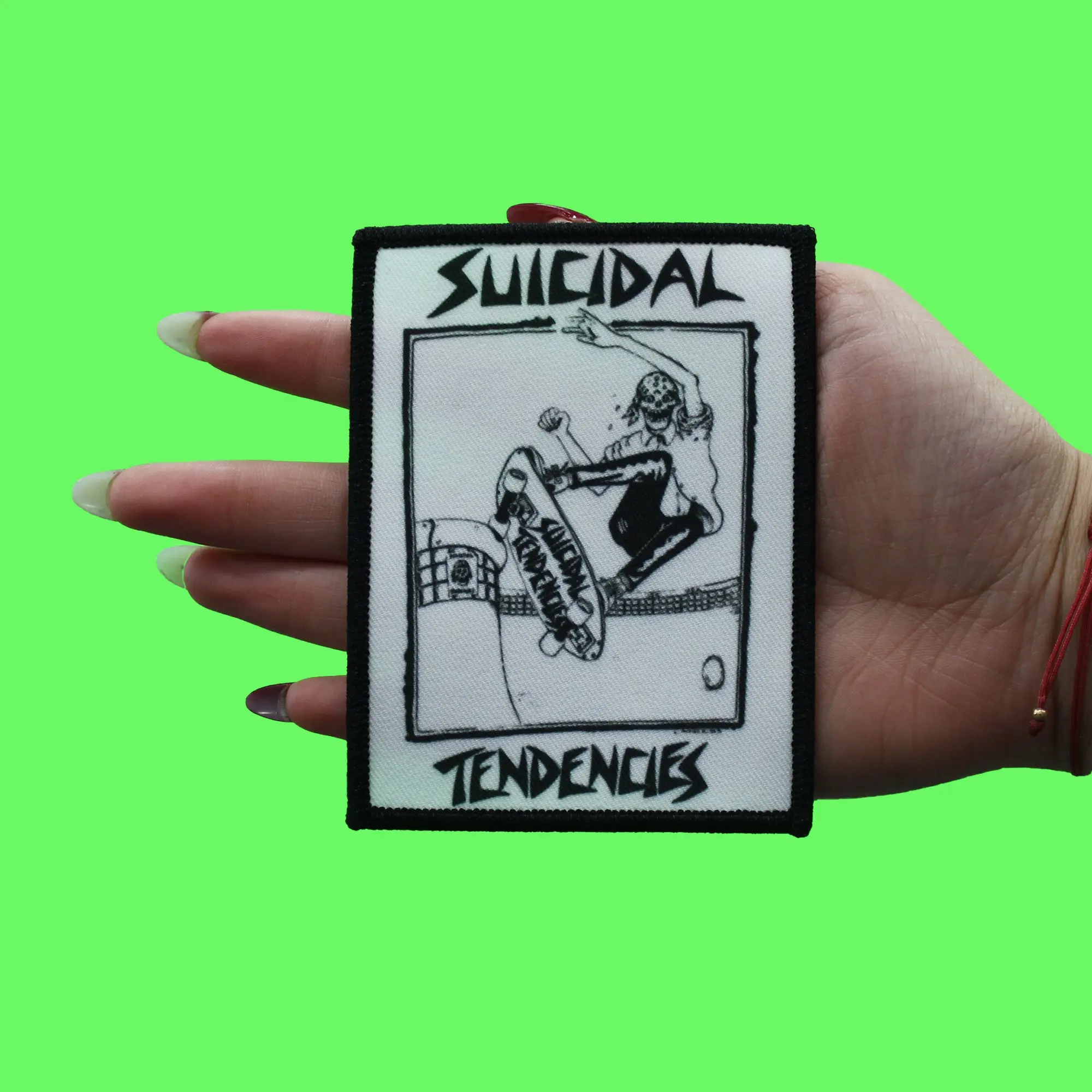 Suicidal Tendencies Skater Patch Lance 1983 Punk Band Embroidered Iron On - Image 2