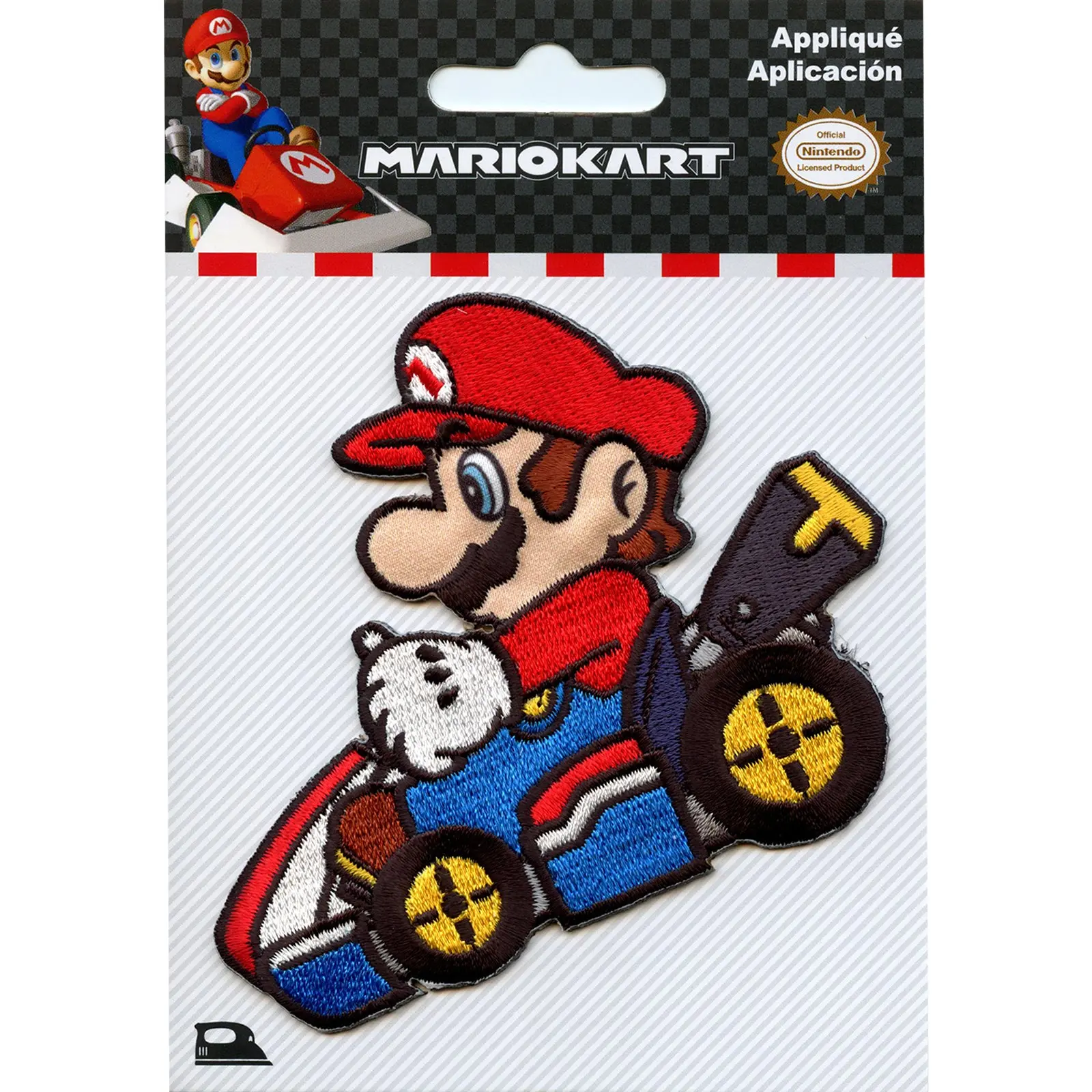 Nintendo Super Mario Kart Racekart Iron On Patch - Image 2